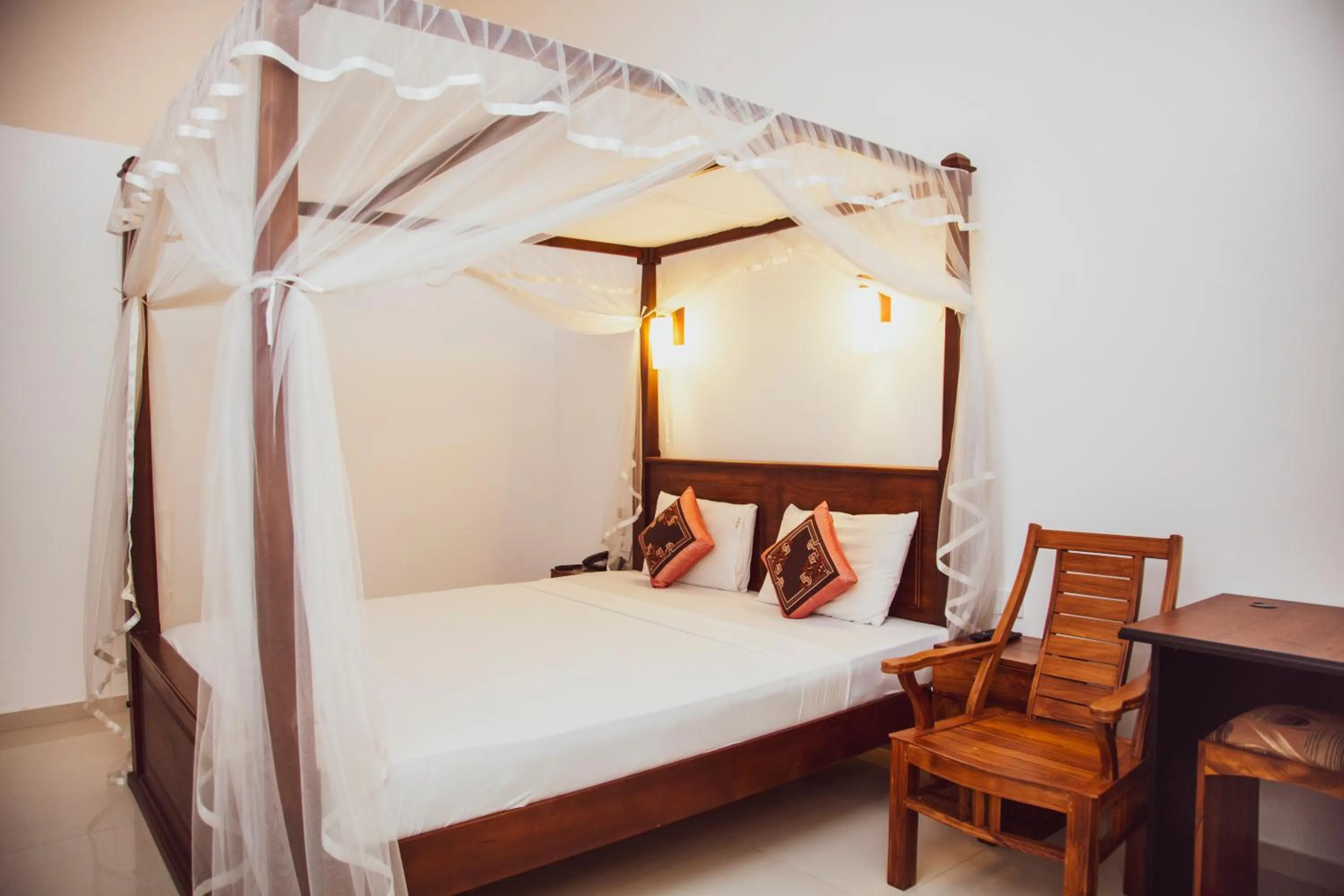 Bedroom, Bed in Prince Beach Hotel Bentota