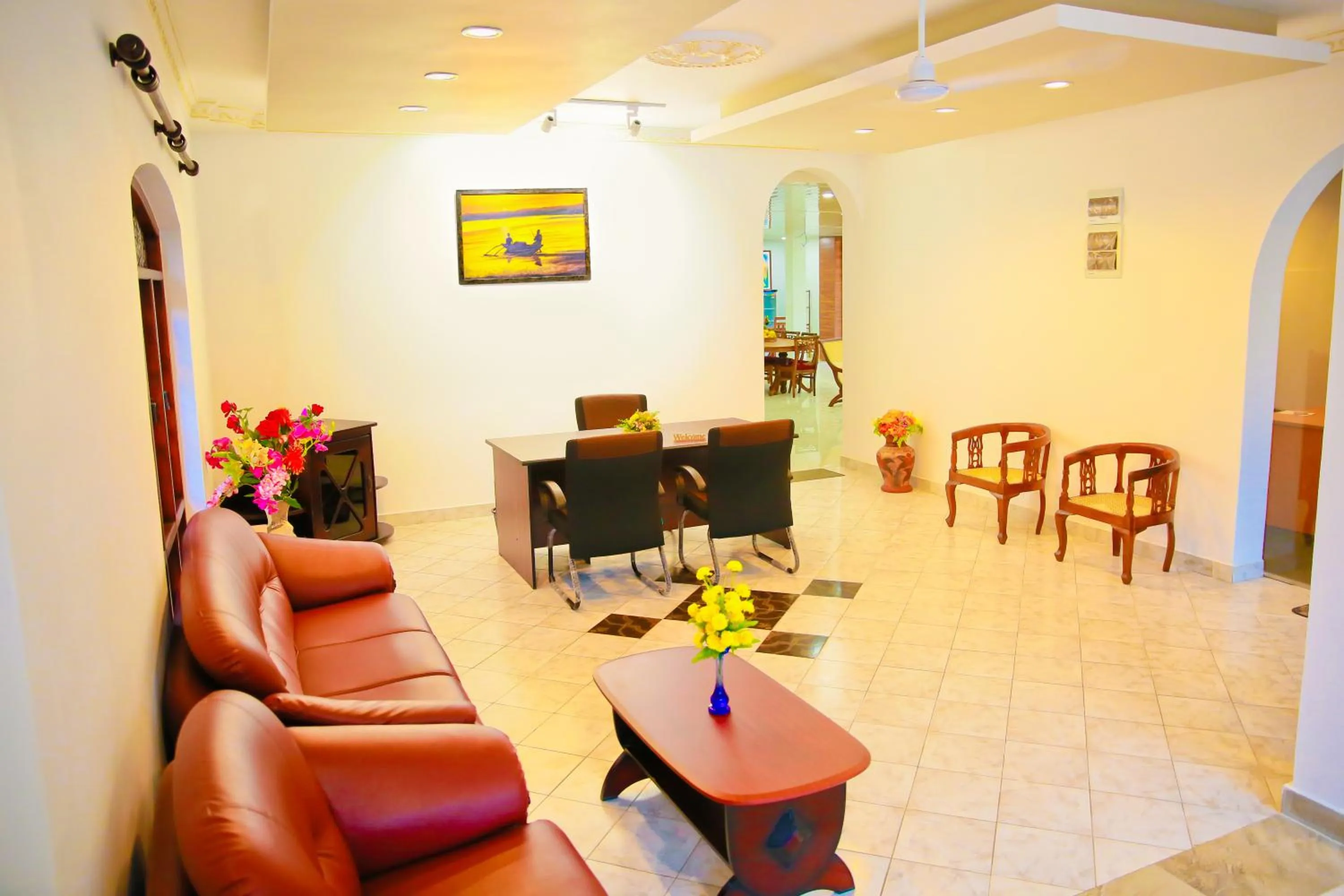 Lobby or reception in Prince Beach Hotel Bentota