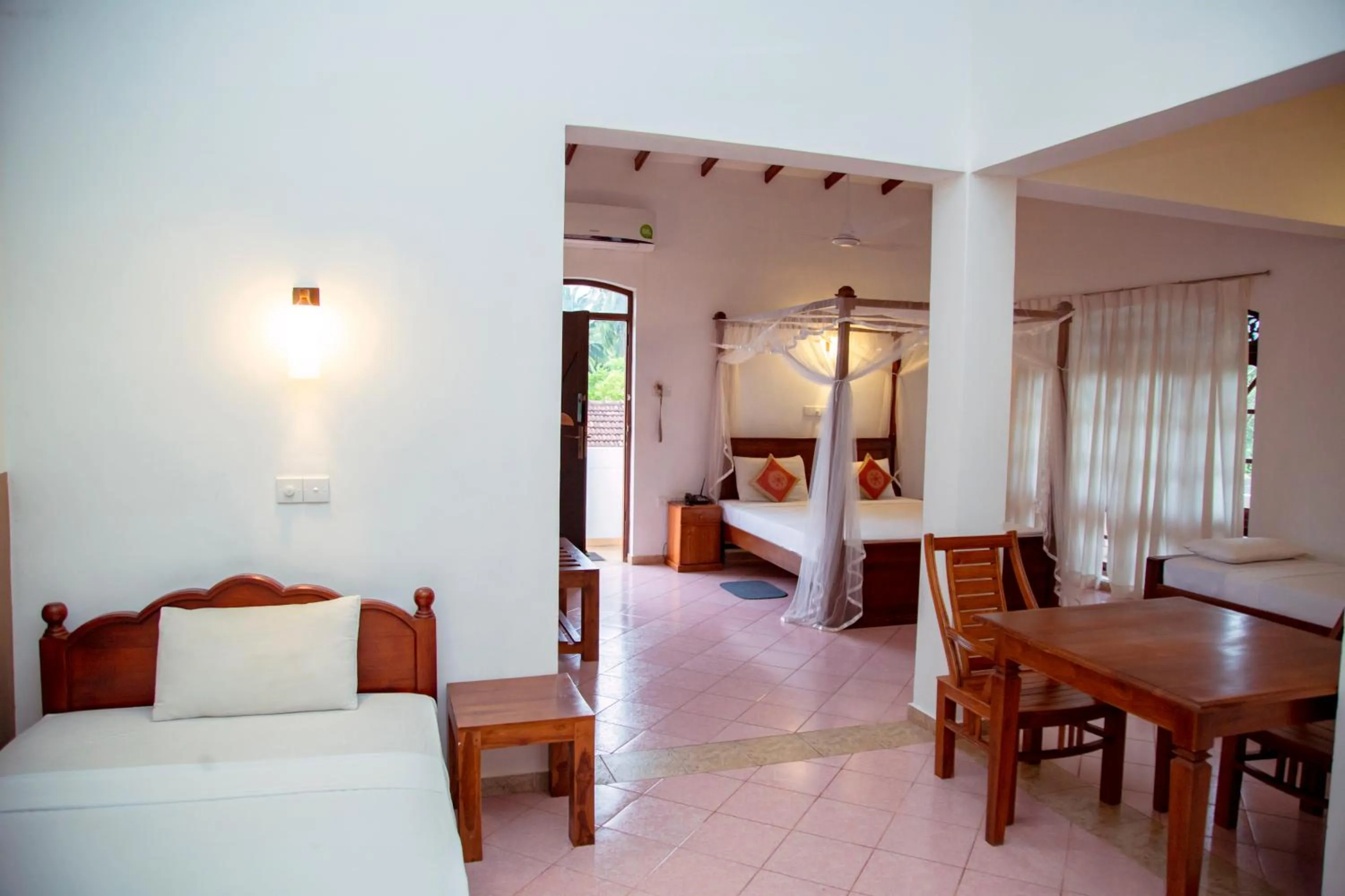 Bedroom, Bed in Prince Beach Hotel Bentota