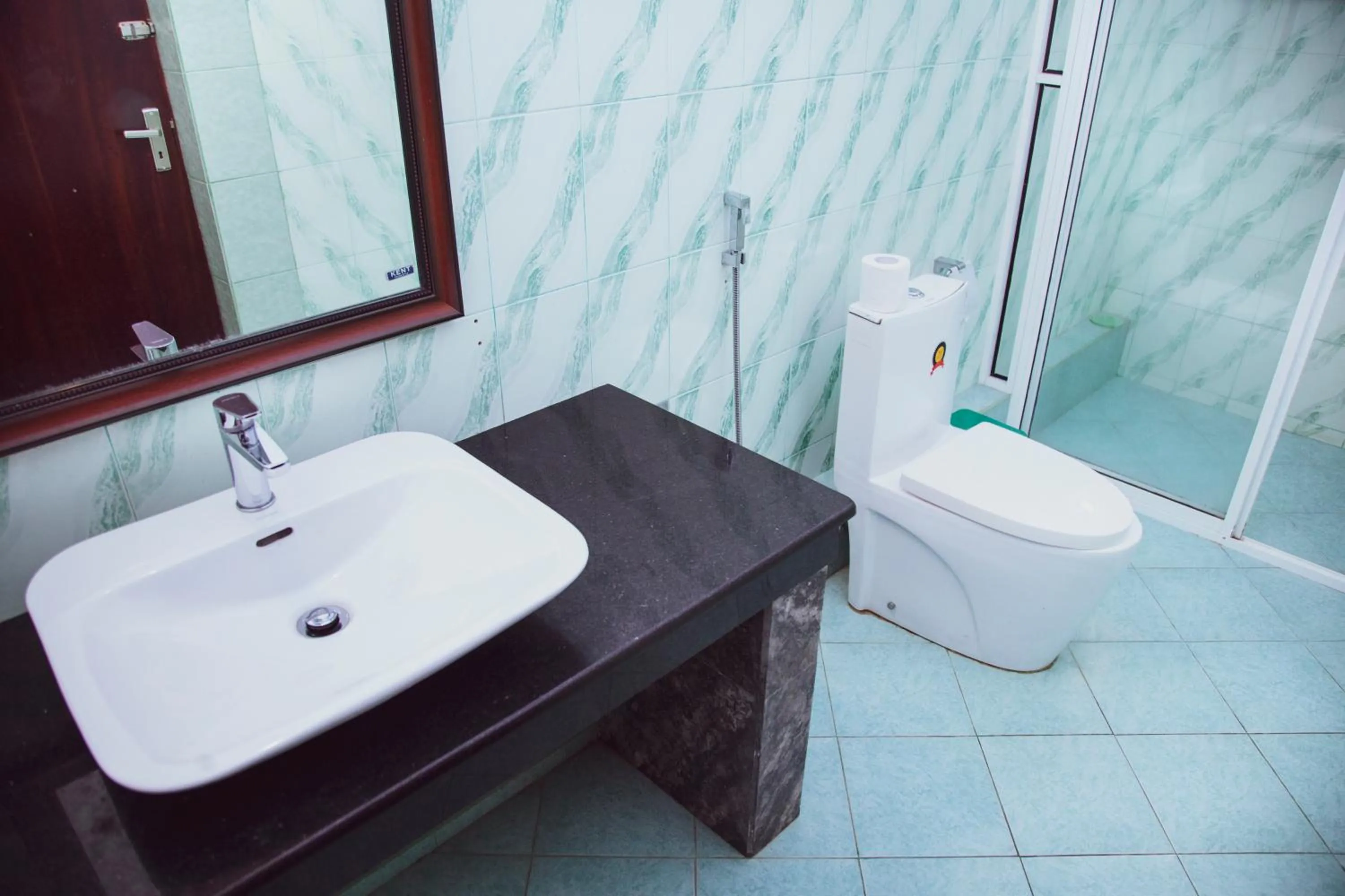 Toilet in Prince Beach Hotel Bentota