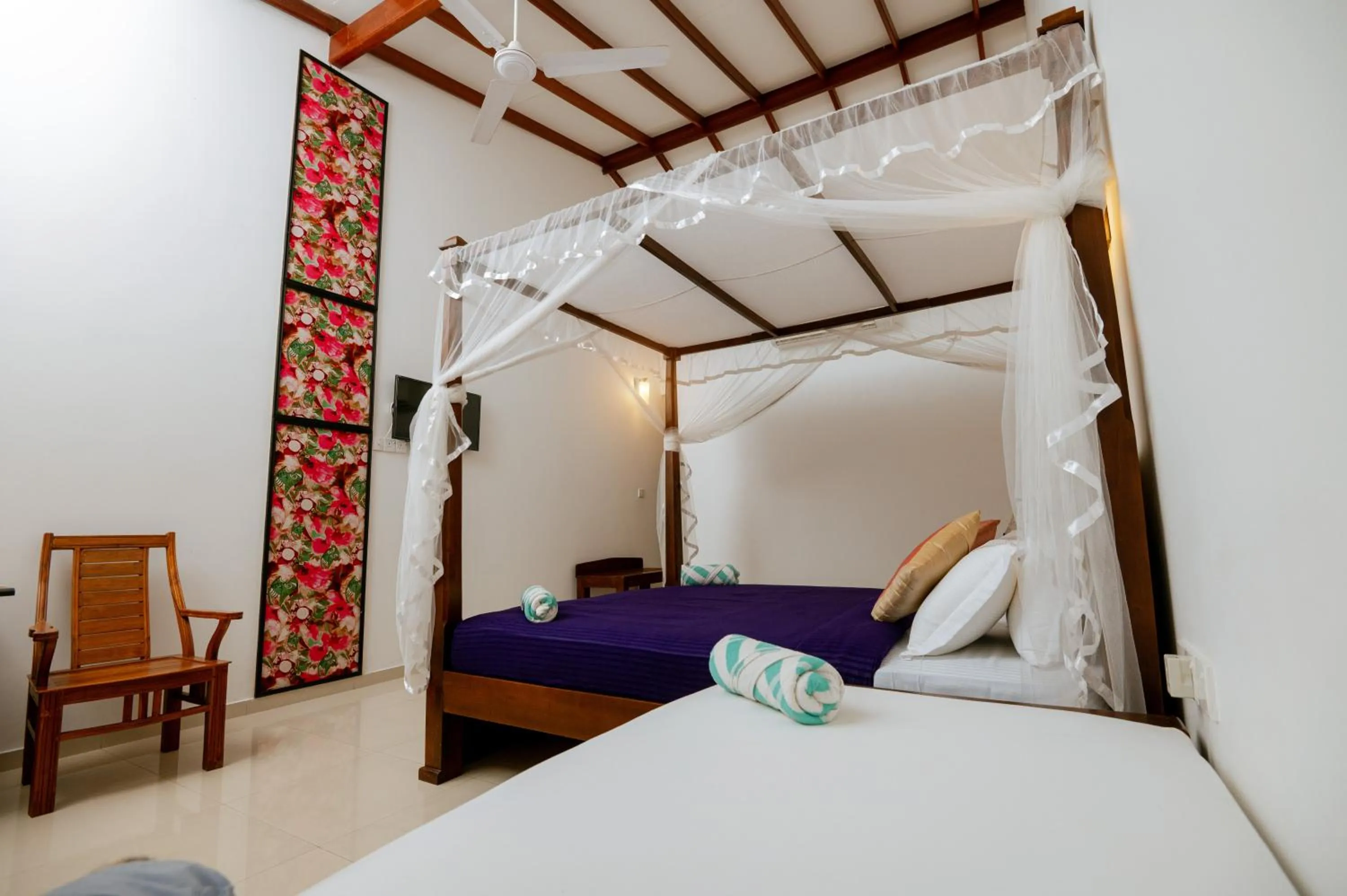 Bedroom, Bed in Prince Beach Hotel Bentota