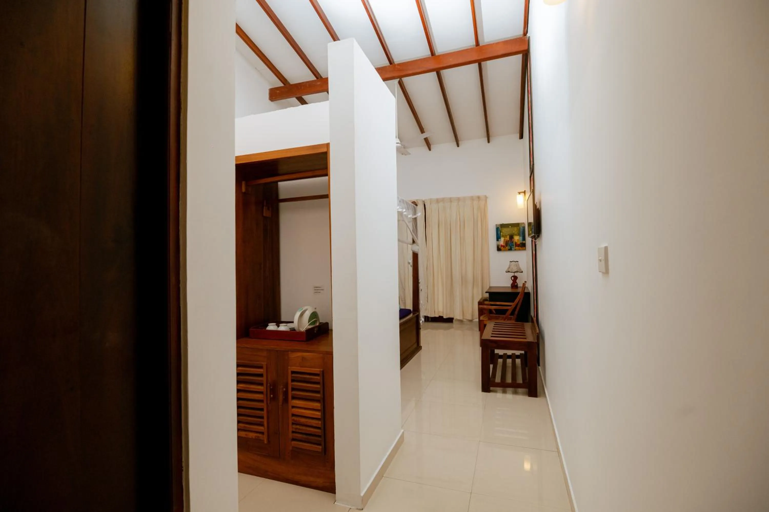 Bedroom in Prince Beach Hotel Bentota