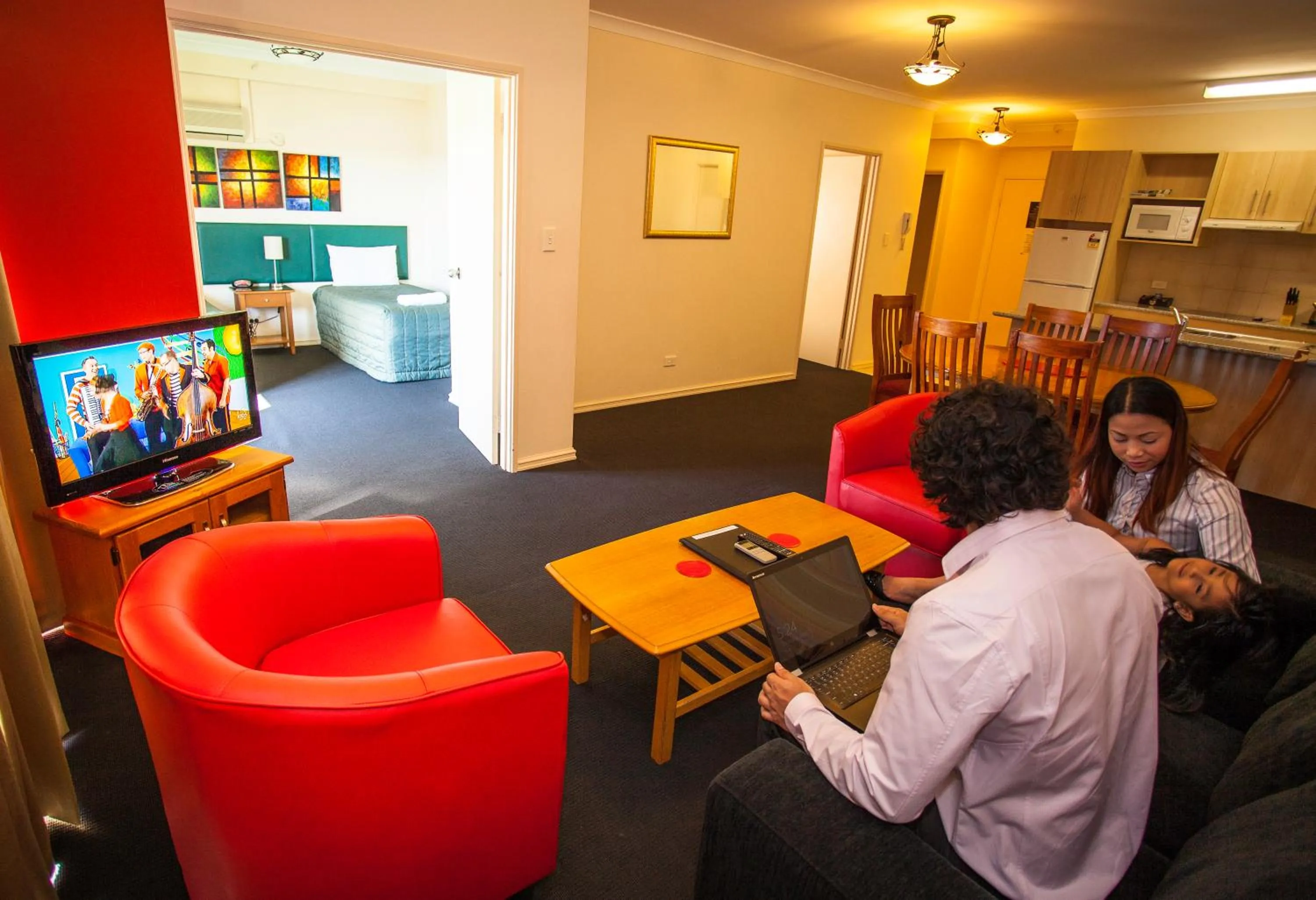 Living room, Lounge/Bar in Starwest Apartments Alderney On Hay