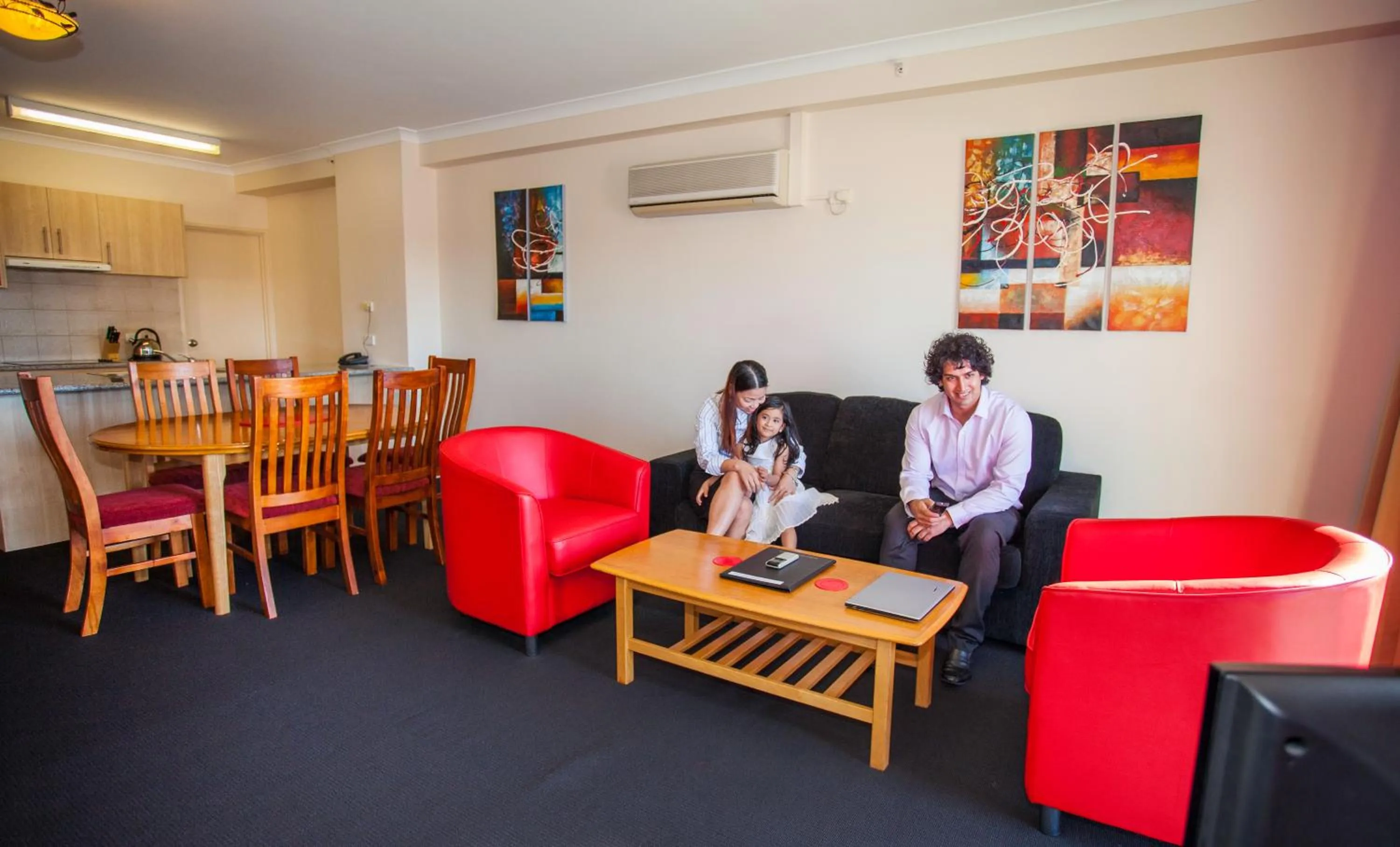 Living room, Lounge/Bar in Starwest Apartments Alderney On Hay