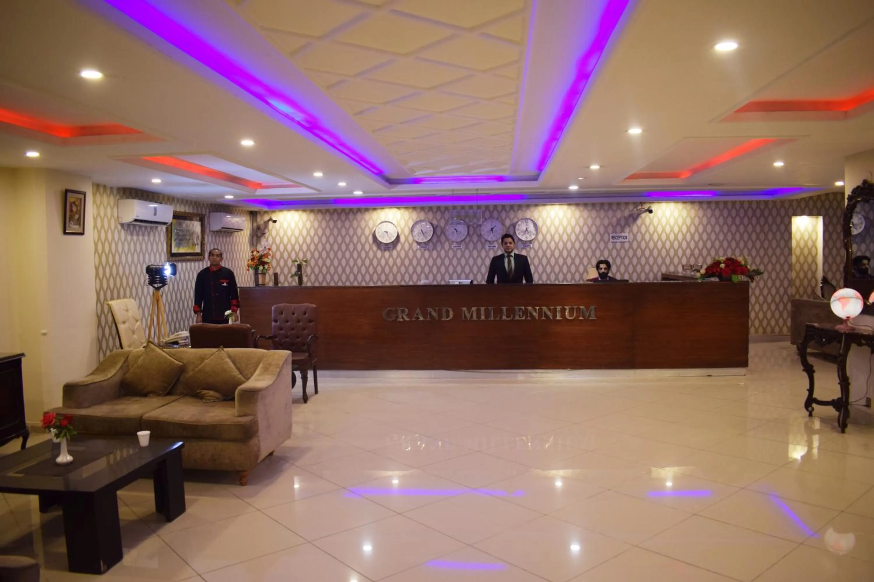 Lobby or reception in Grand Millennium Hotel