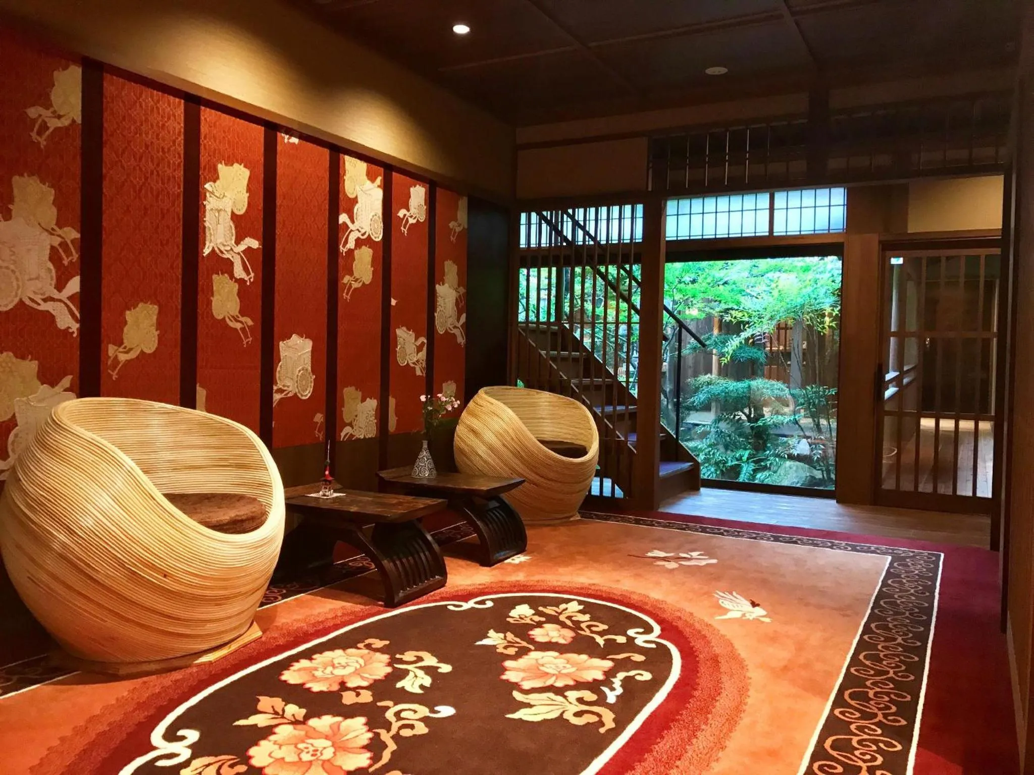 Decorative detail in Muromachi Yutone Kyokoyado