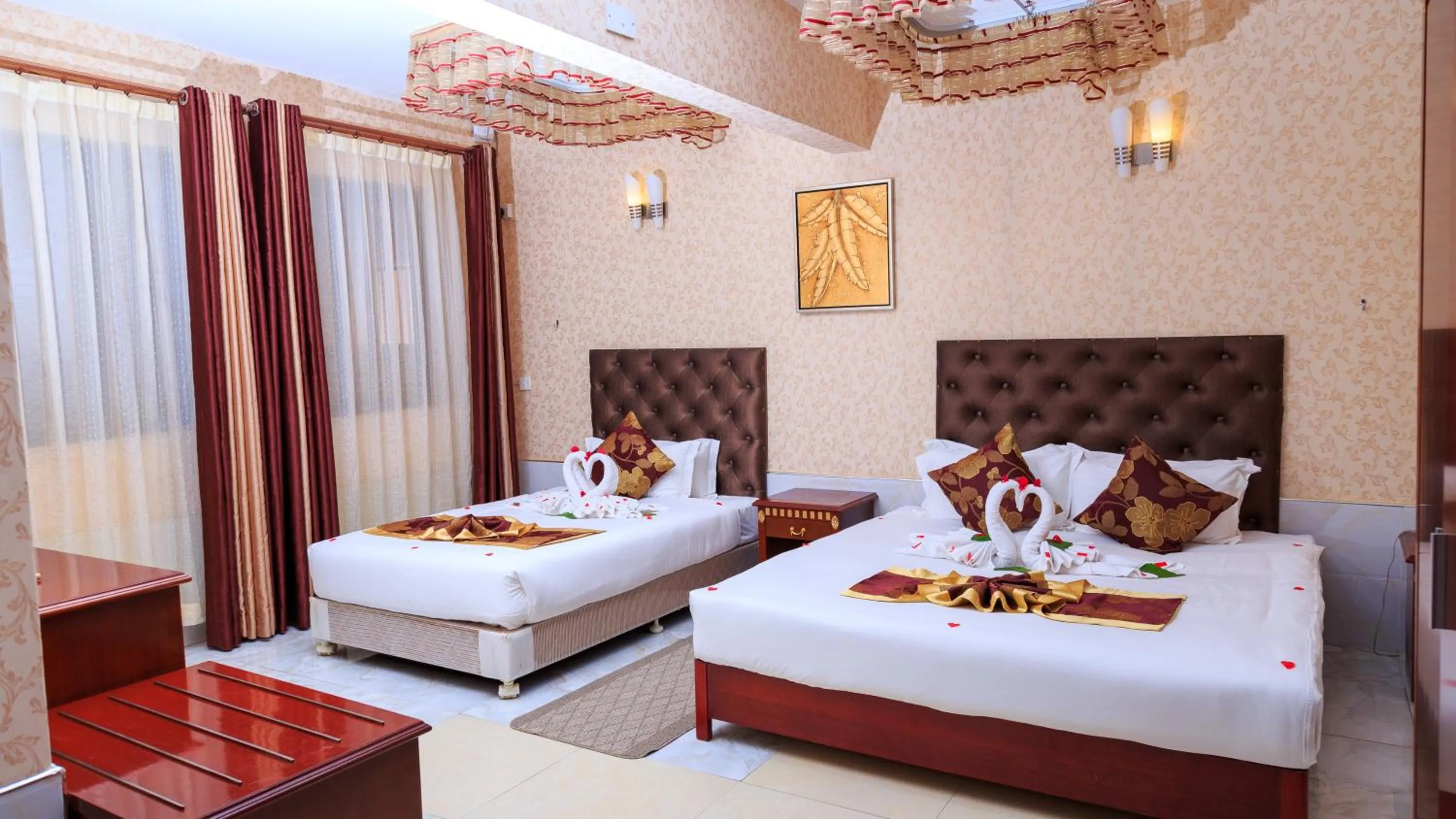 Bed in Easy Hotel Kenya