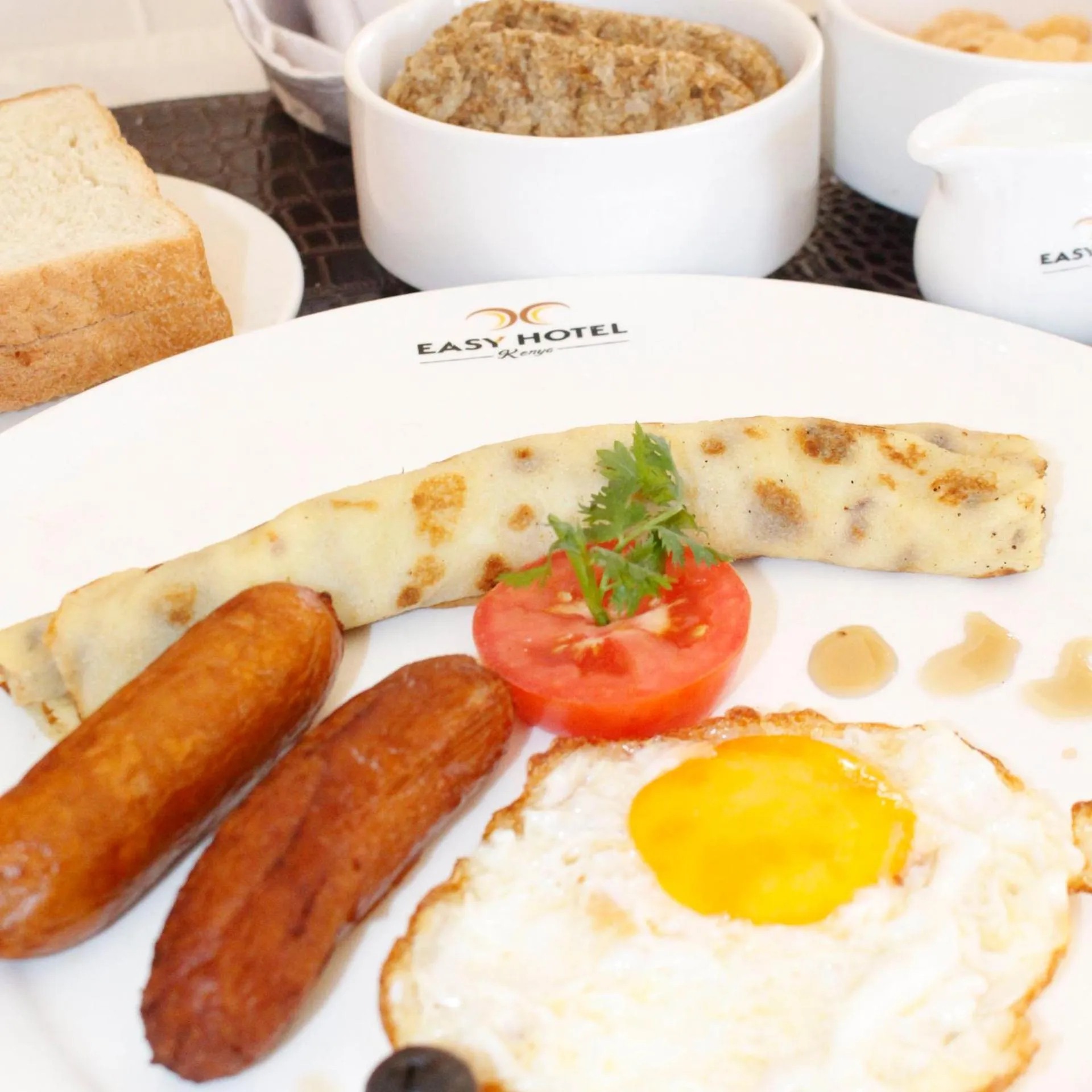 Breakfast in Easy Hotel Kenya
