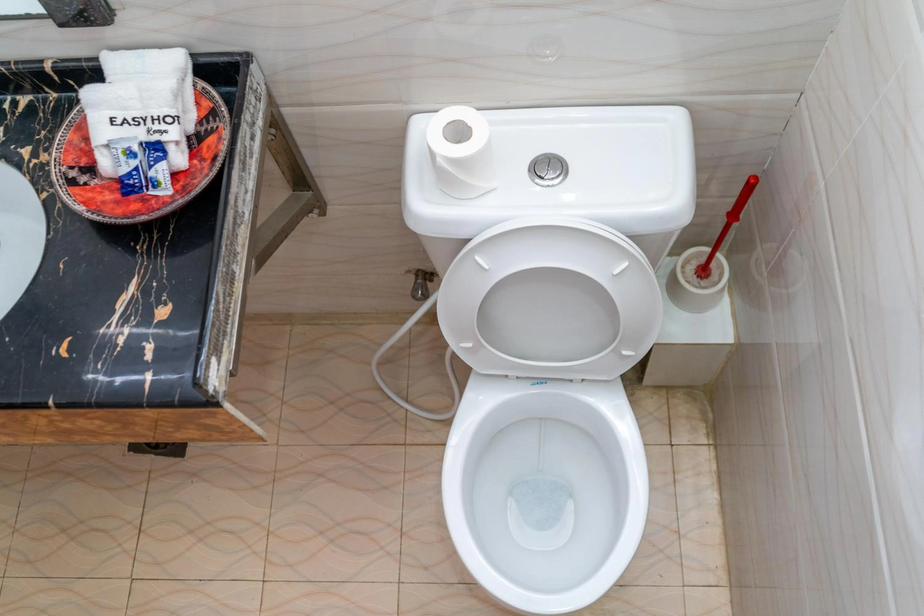 Toilet in Easy Hotel Kenya