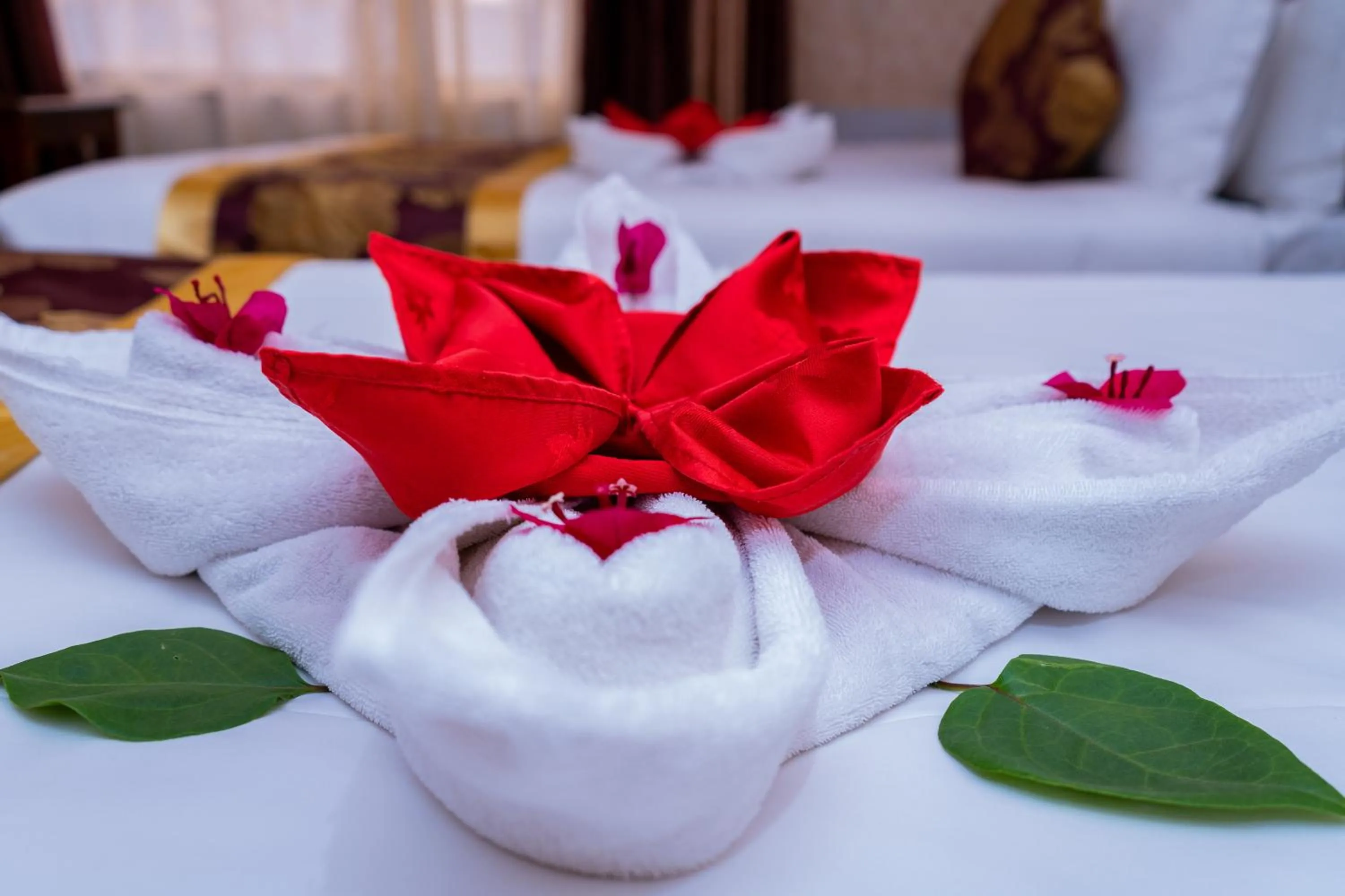 Decorative detail, Bed in Easy Hotel Kenya