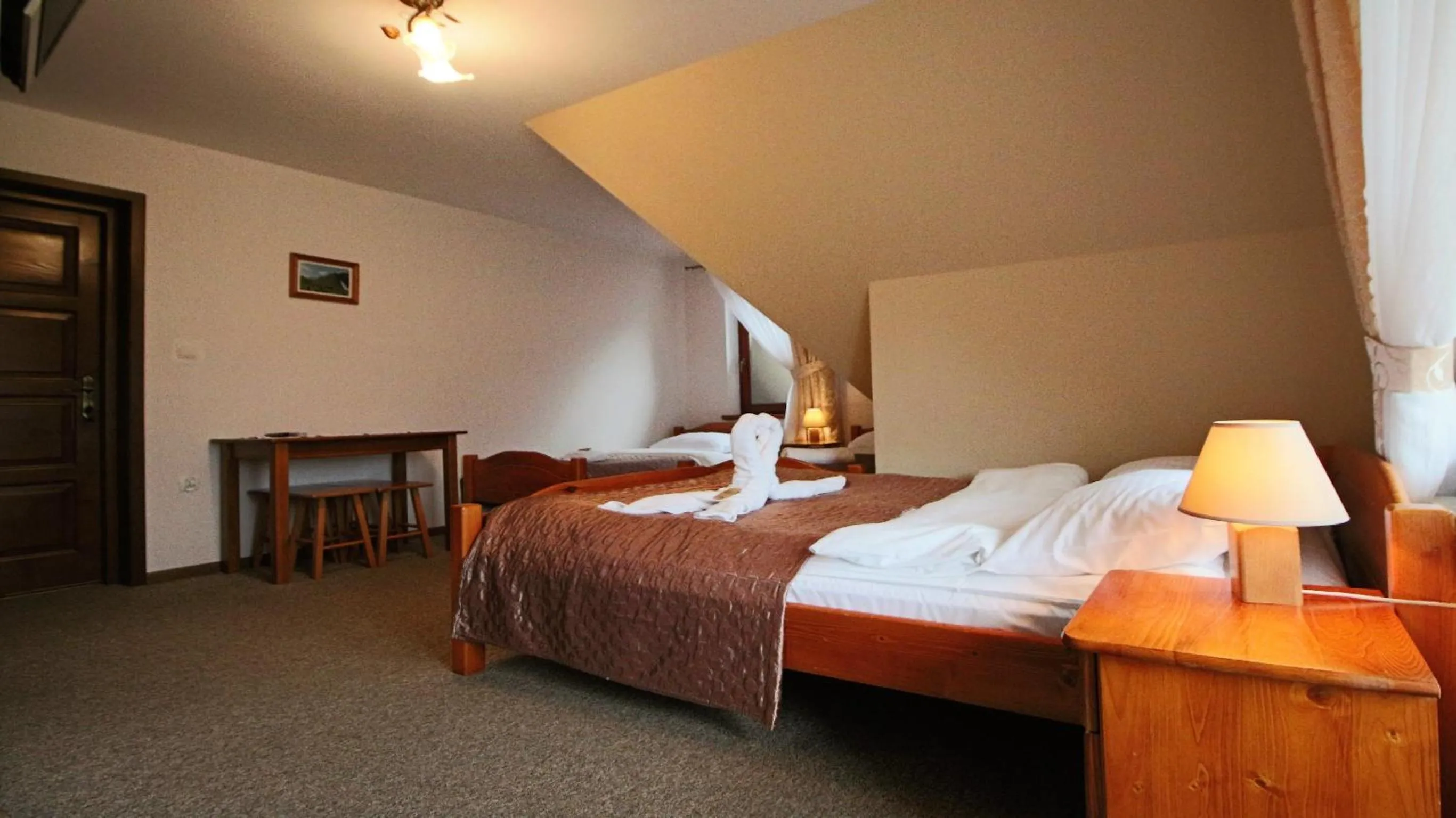 Photo of the whole room, Bed in Willa Lichajówka