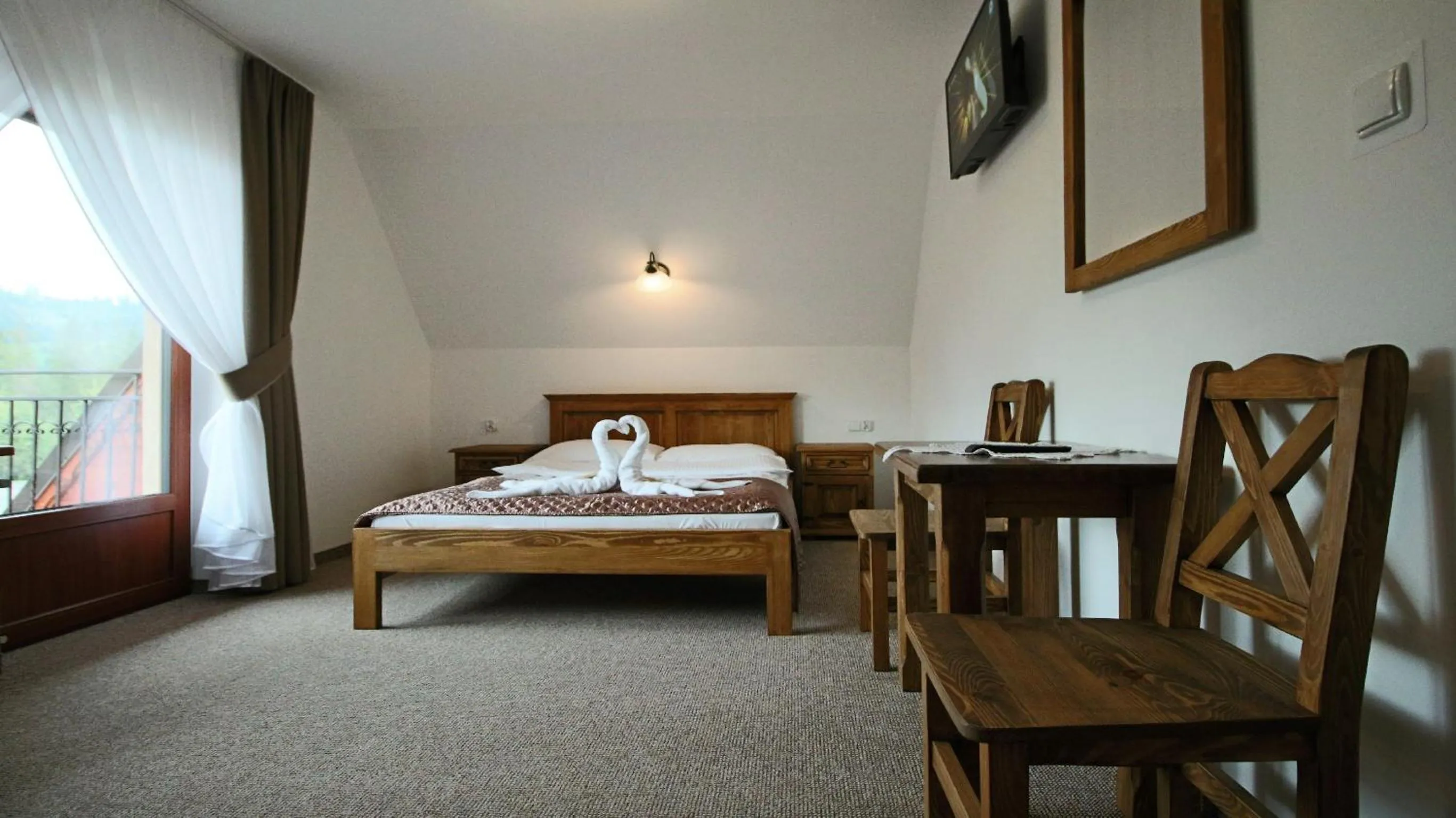 Photo of the whole room, Bed in Willa Lichajówka