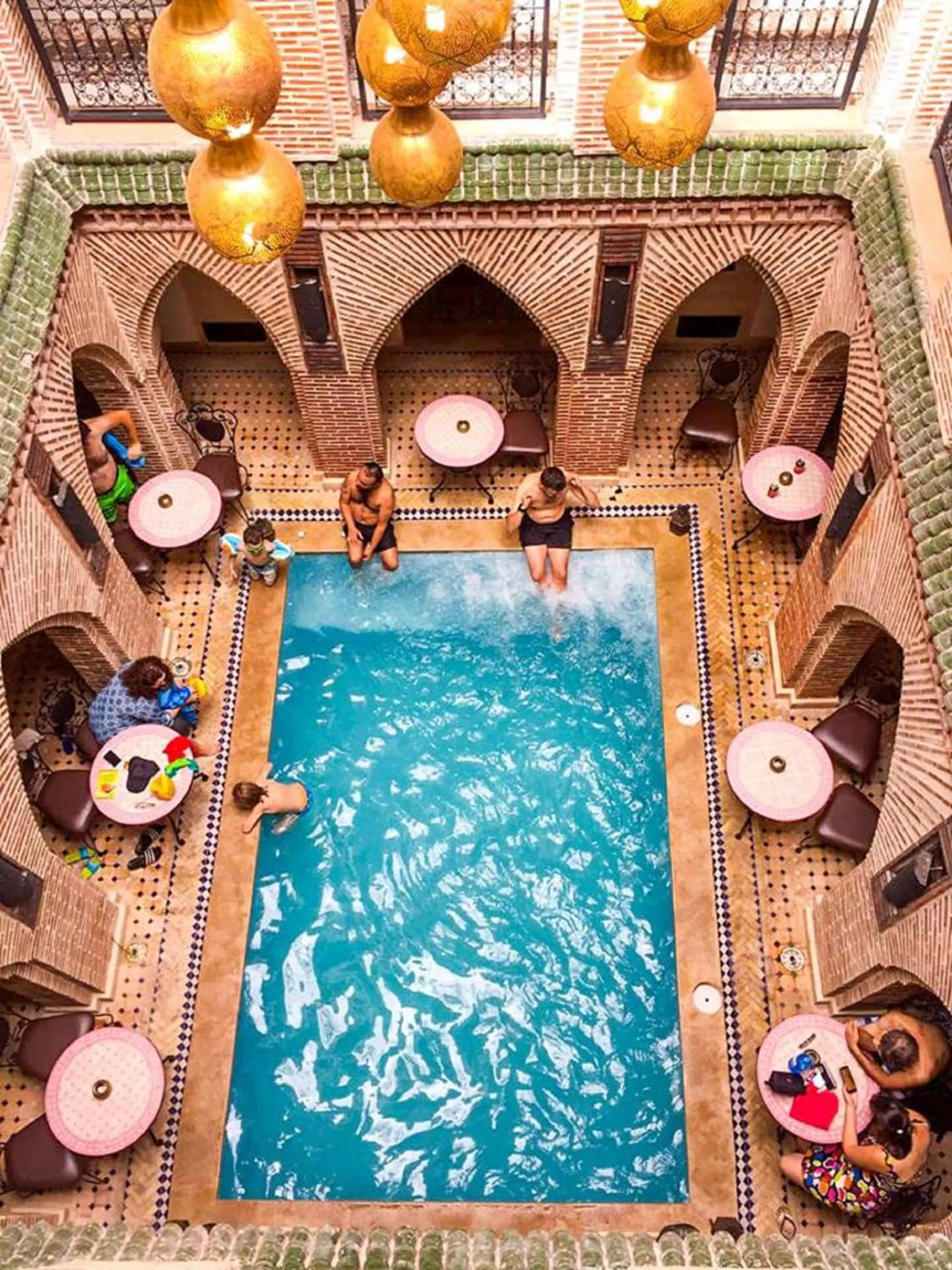 Pool view in Riad Challa Hotel & Spa