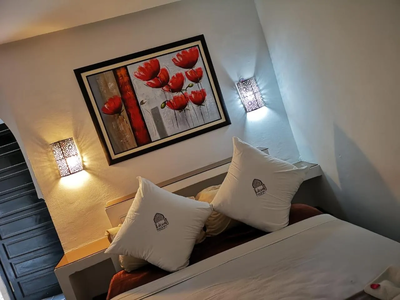 Bed in Riad Challa Hotel & Spa