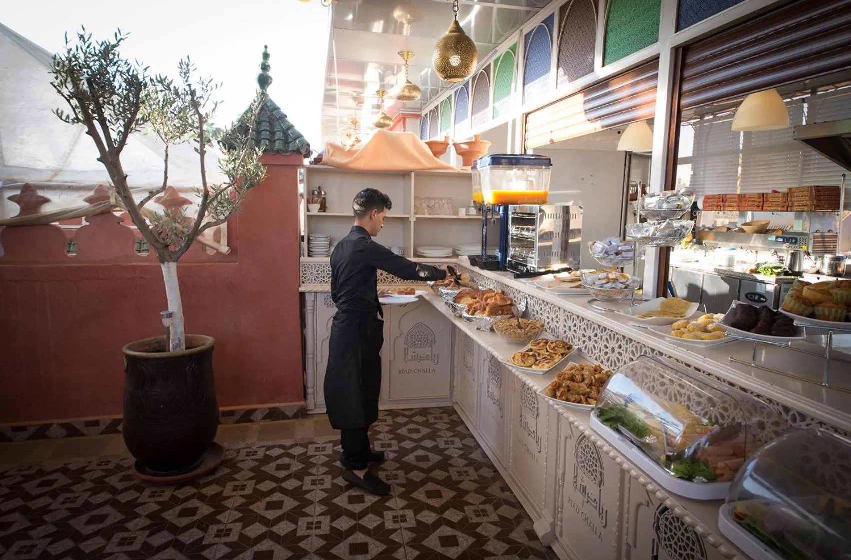 Patio in Riad Challa Hotel & Spa