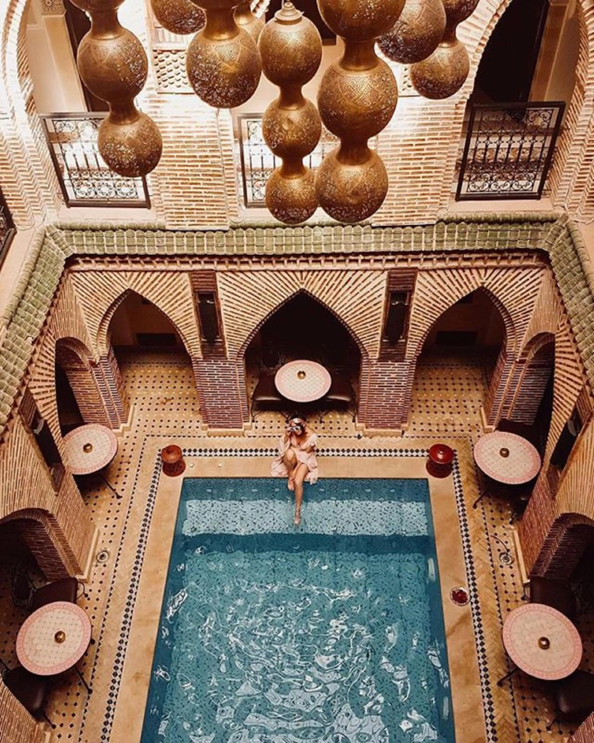 Swimming pool in Riad Challa Hotel & Spa