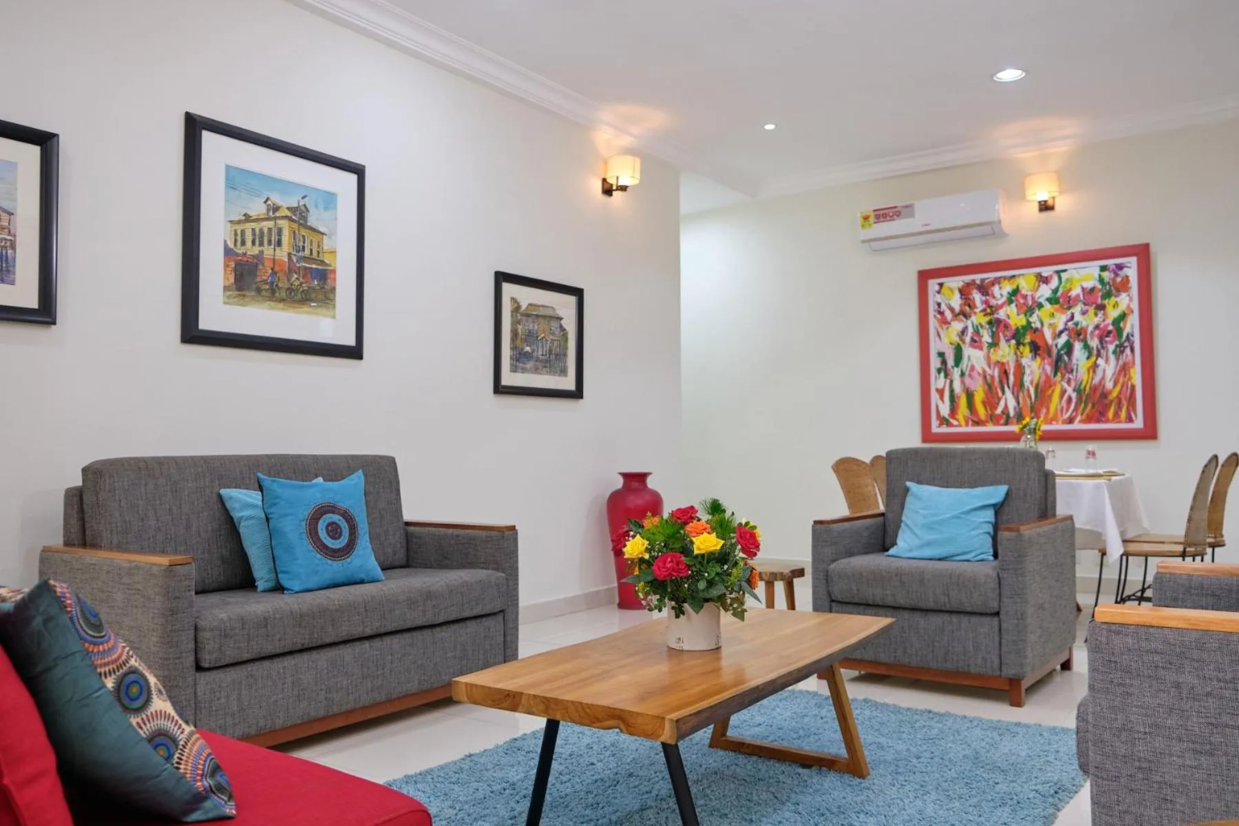 Living room in The Highbridge Guest Lodge