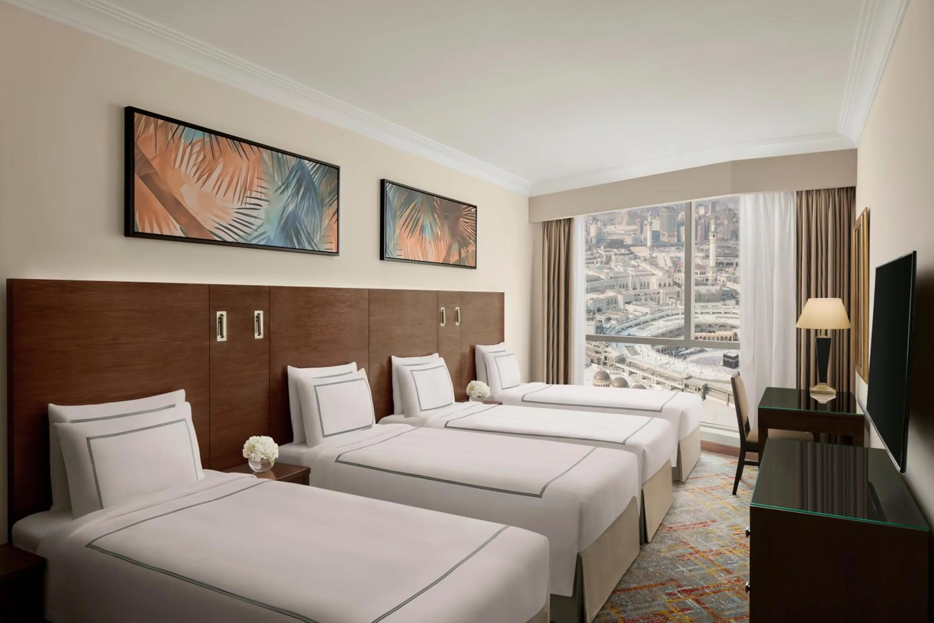 Bed in Swissotel Al Maqam Makkah