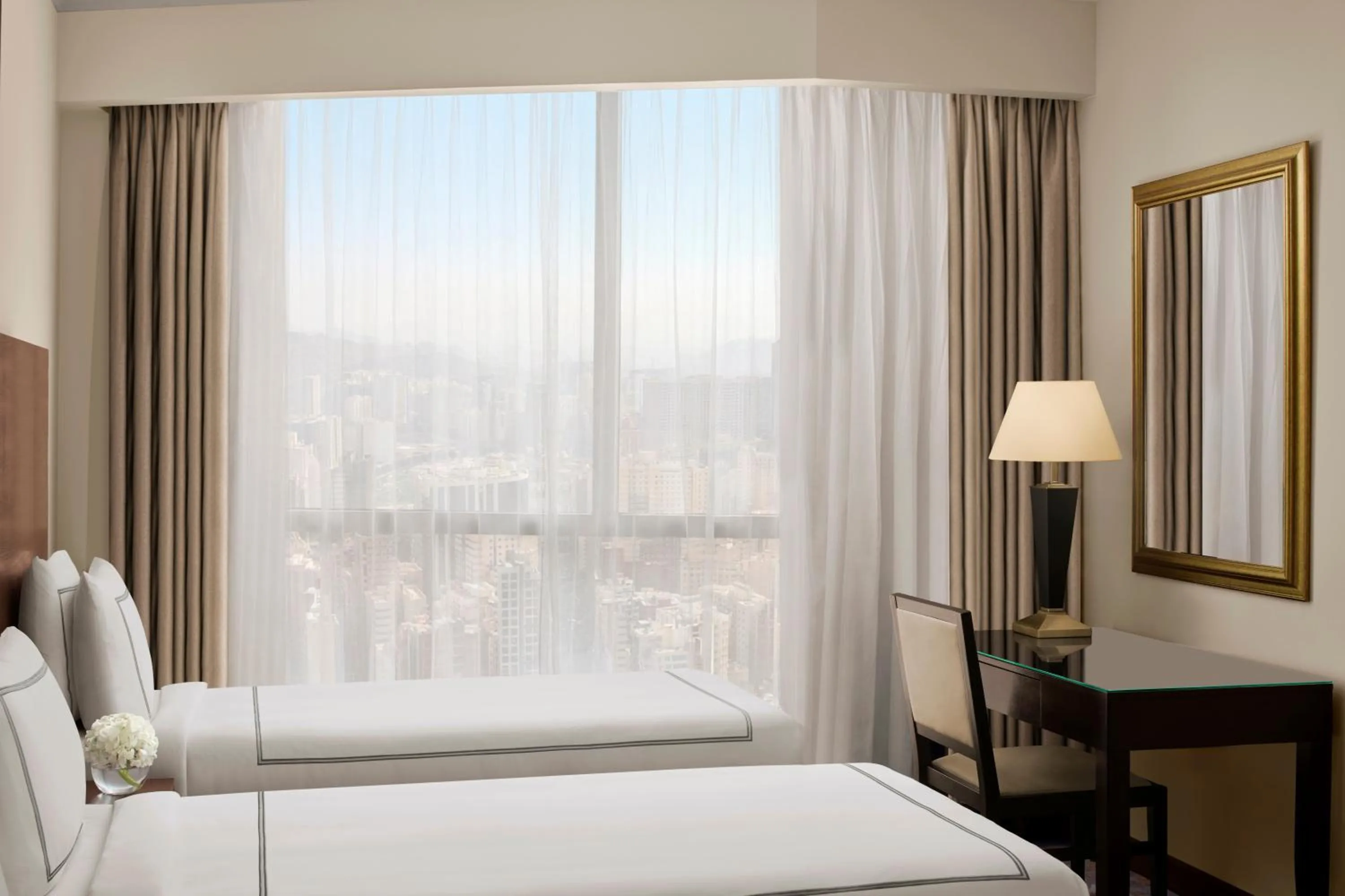 Bed in Swissotel Al Maqam Makkah