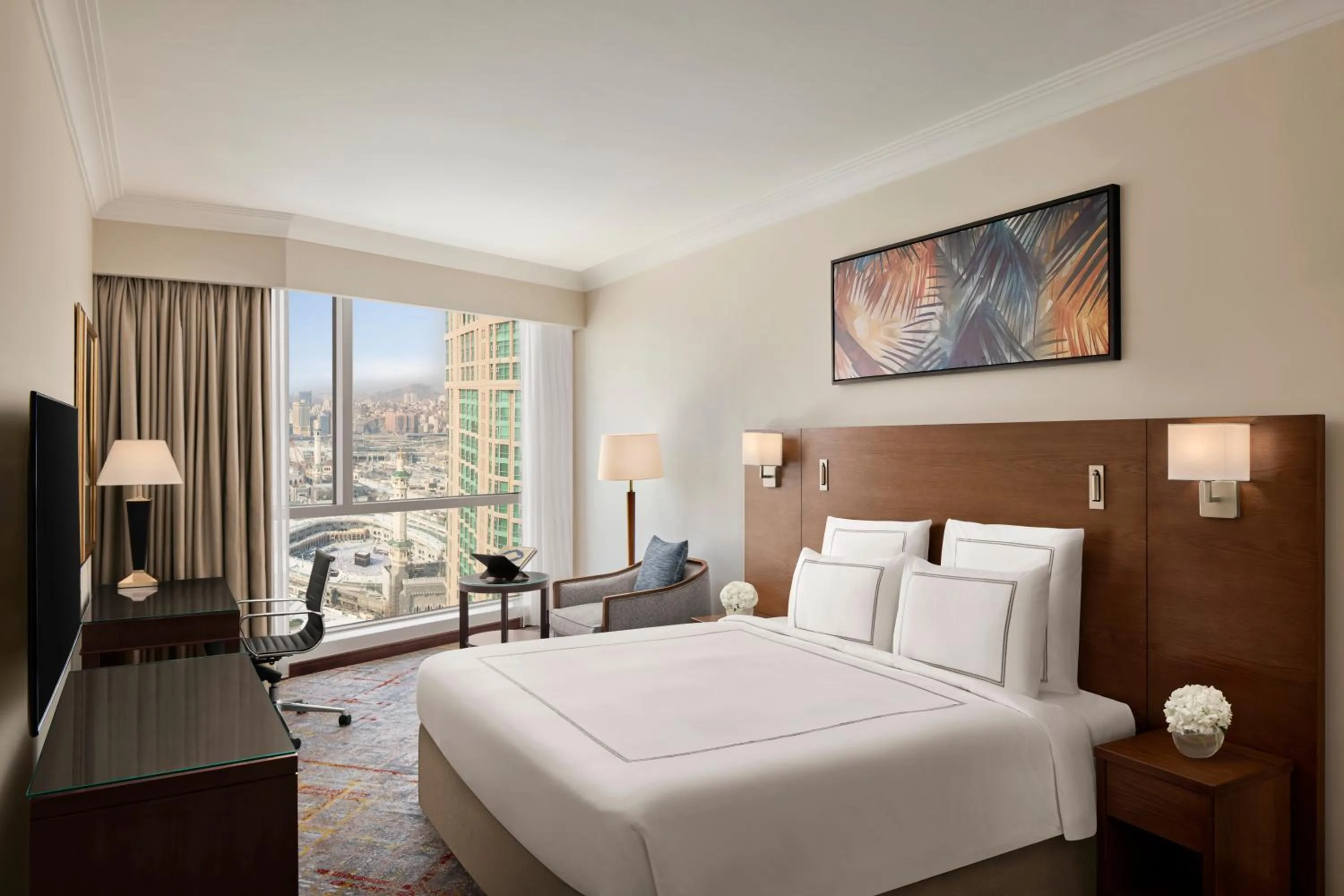 Bed in Swissotel Al Maqam Makkah