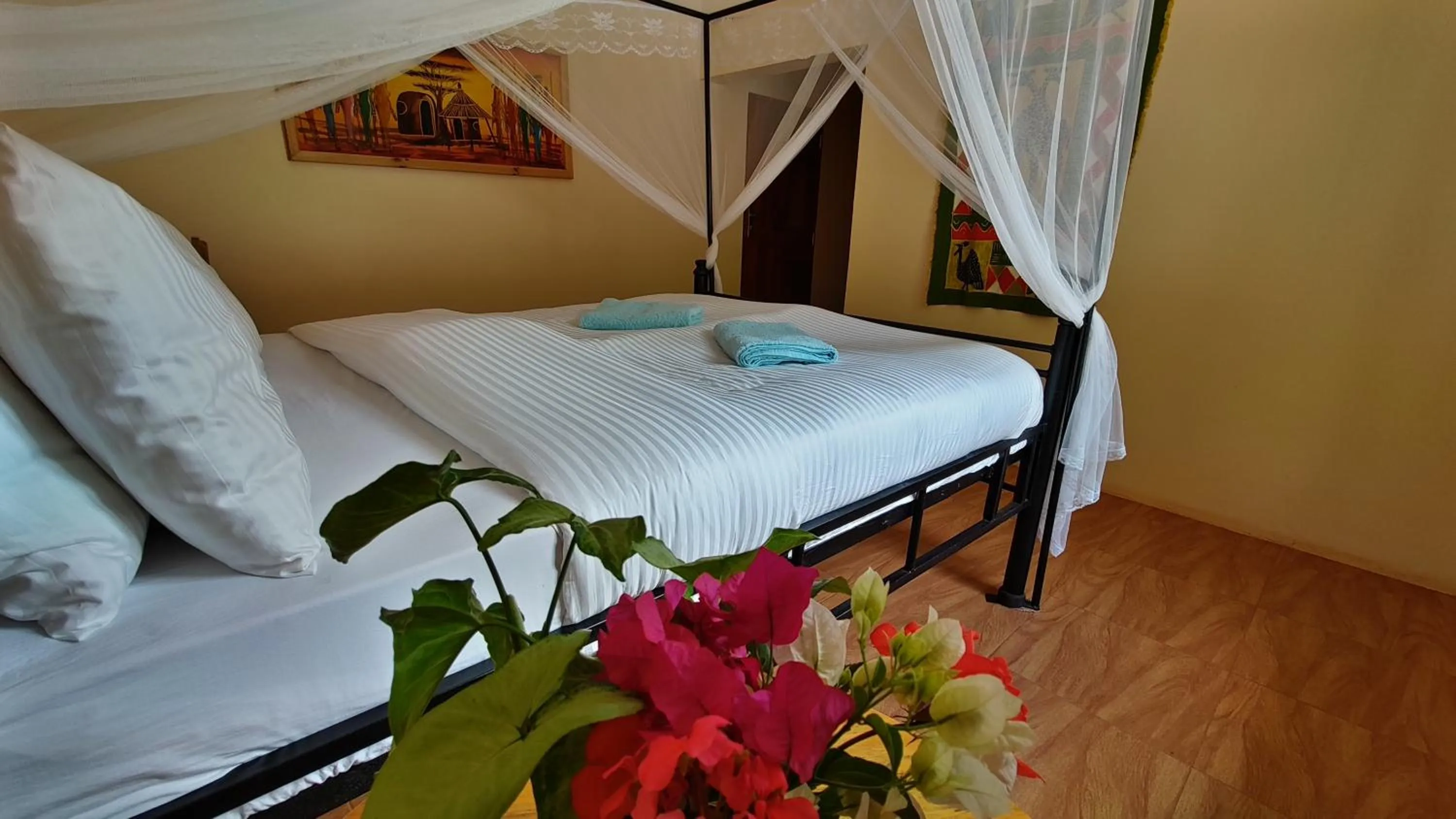 Bed in Tanzanice Farm Lodge