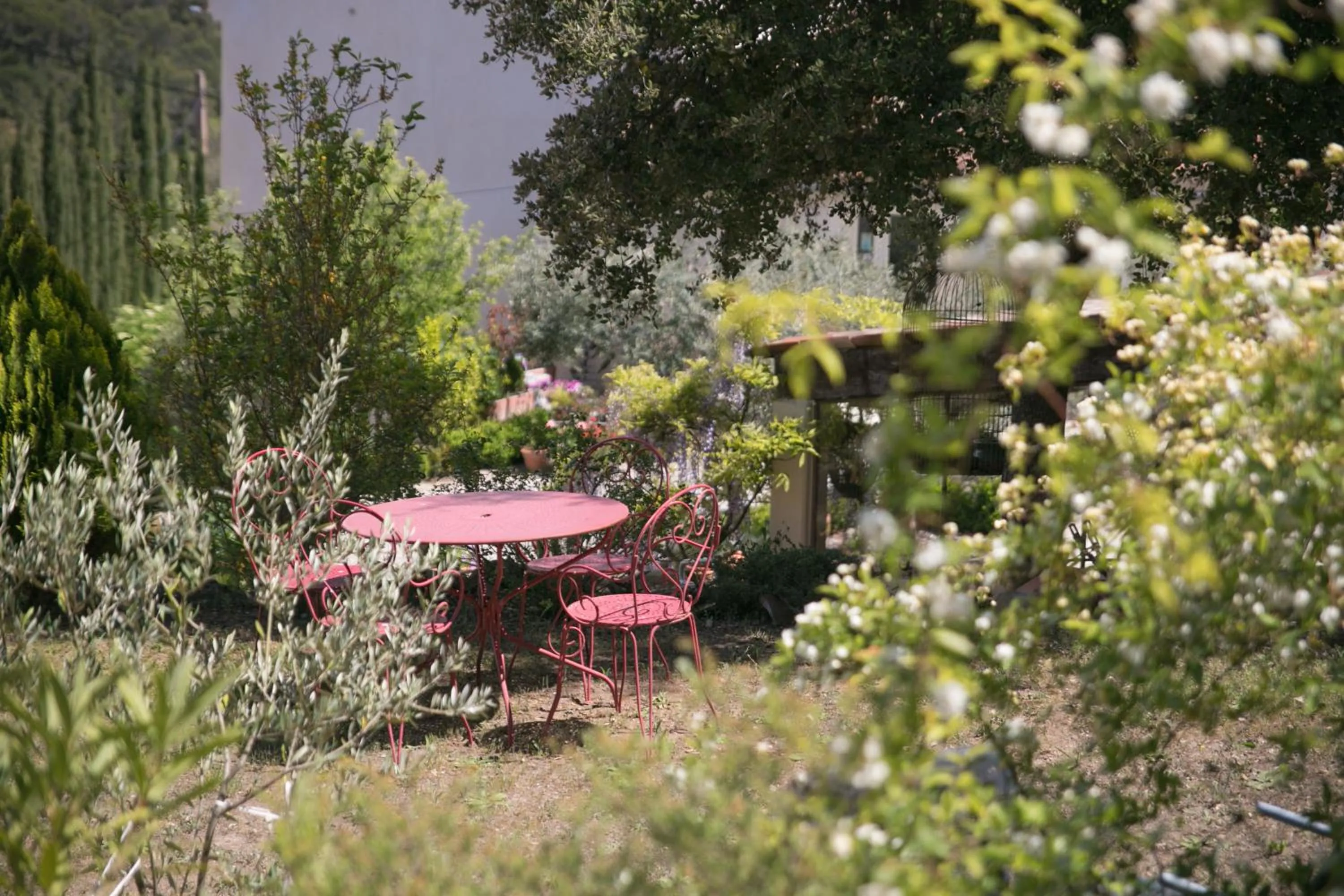 Garden in Campagne de la source St Martin B&B