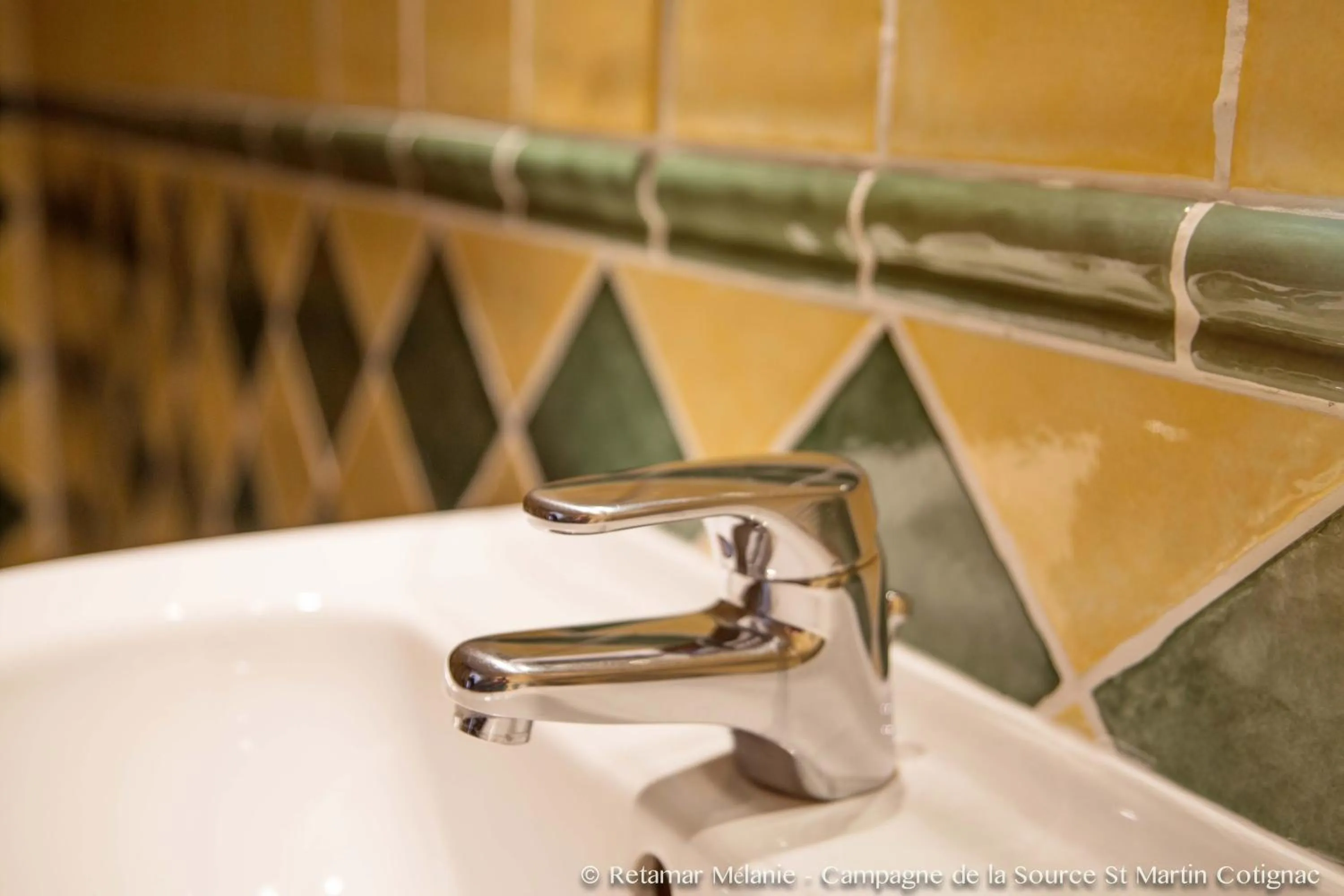 Bathroom in Campagne de la source St Martin B&B