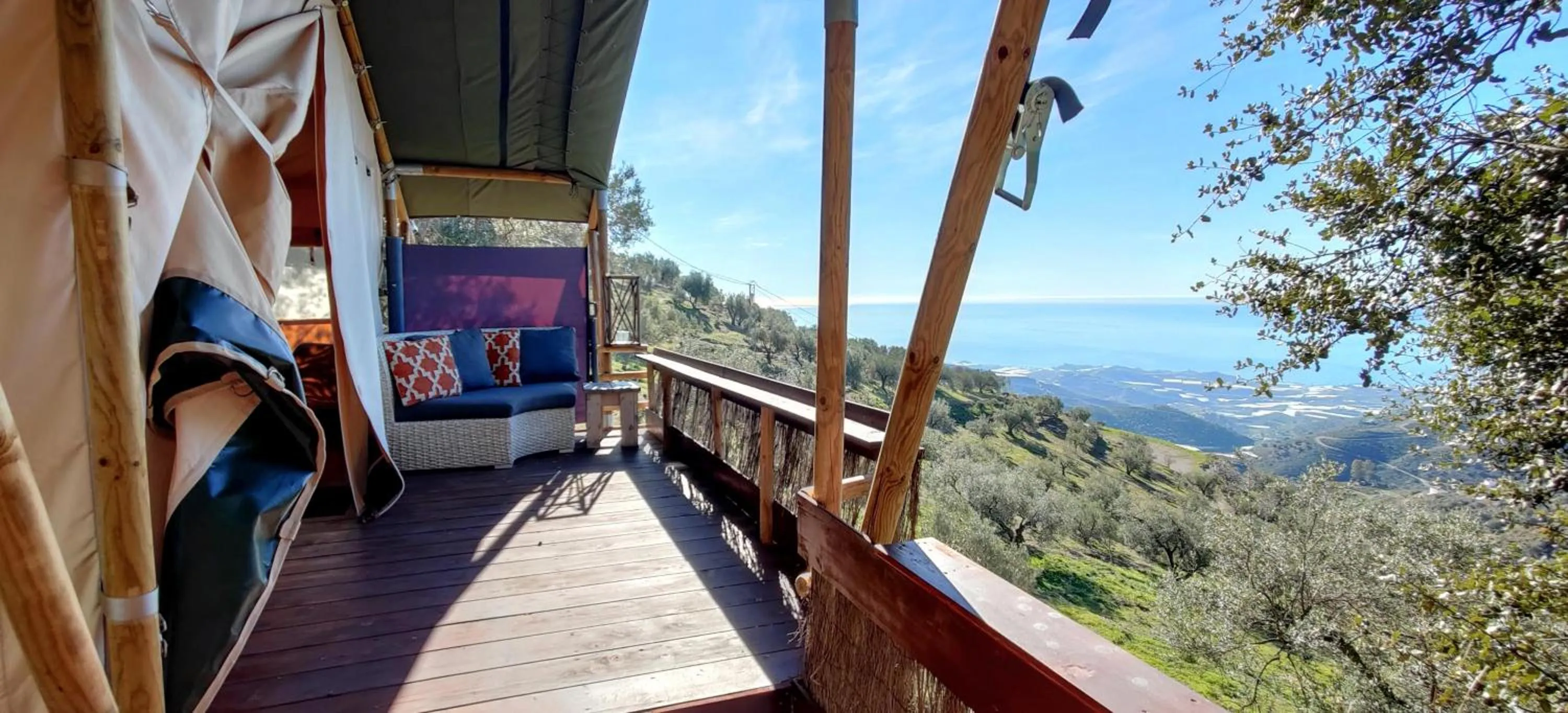 Balcony/Terrace in Campo Agave Luxury Tents