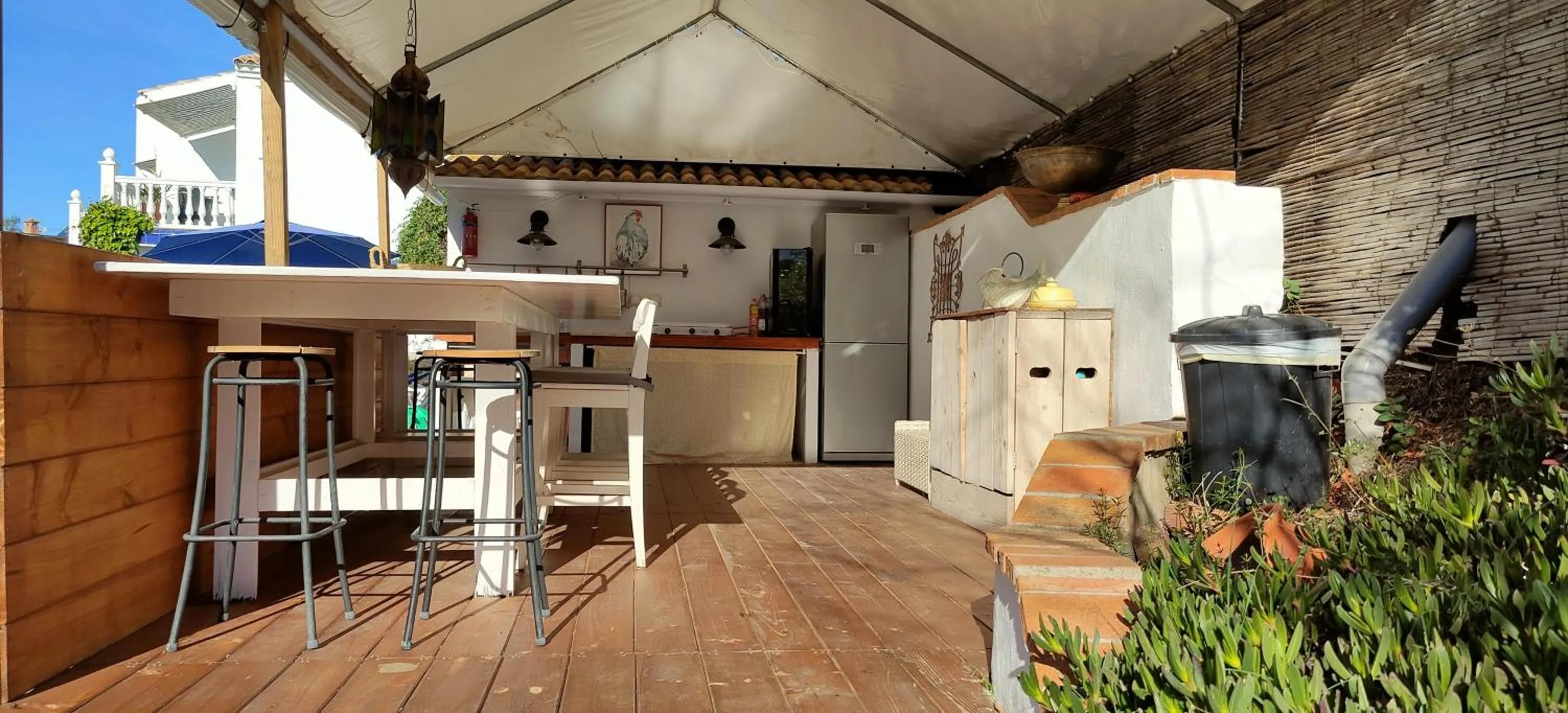 kitchen in Campo Agave Luxury Tents