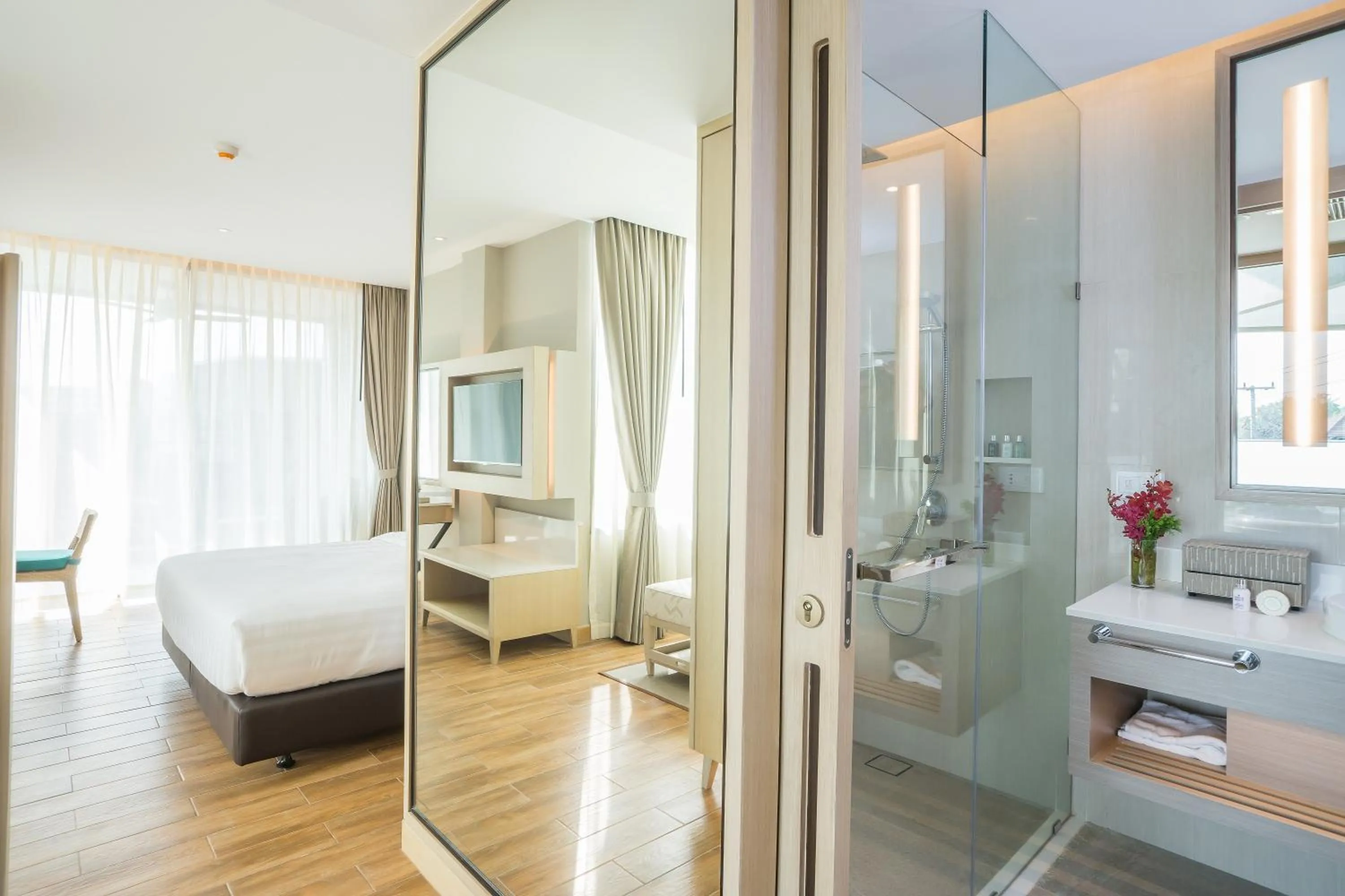 Shower, Bed in Avani+ Hua Hin Resort