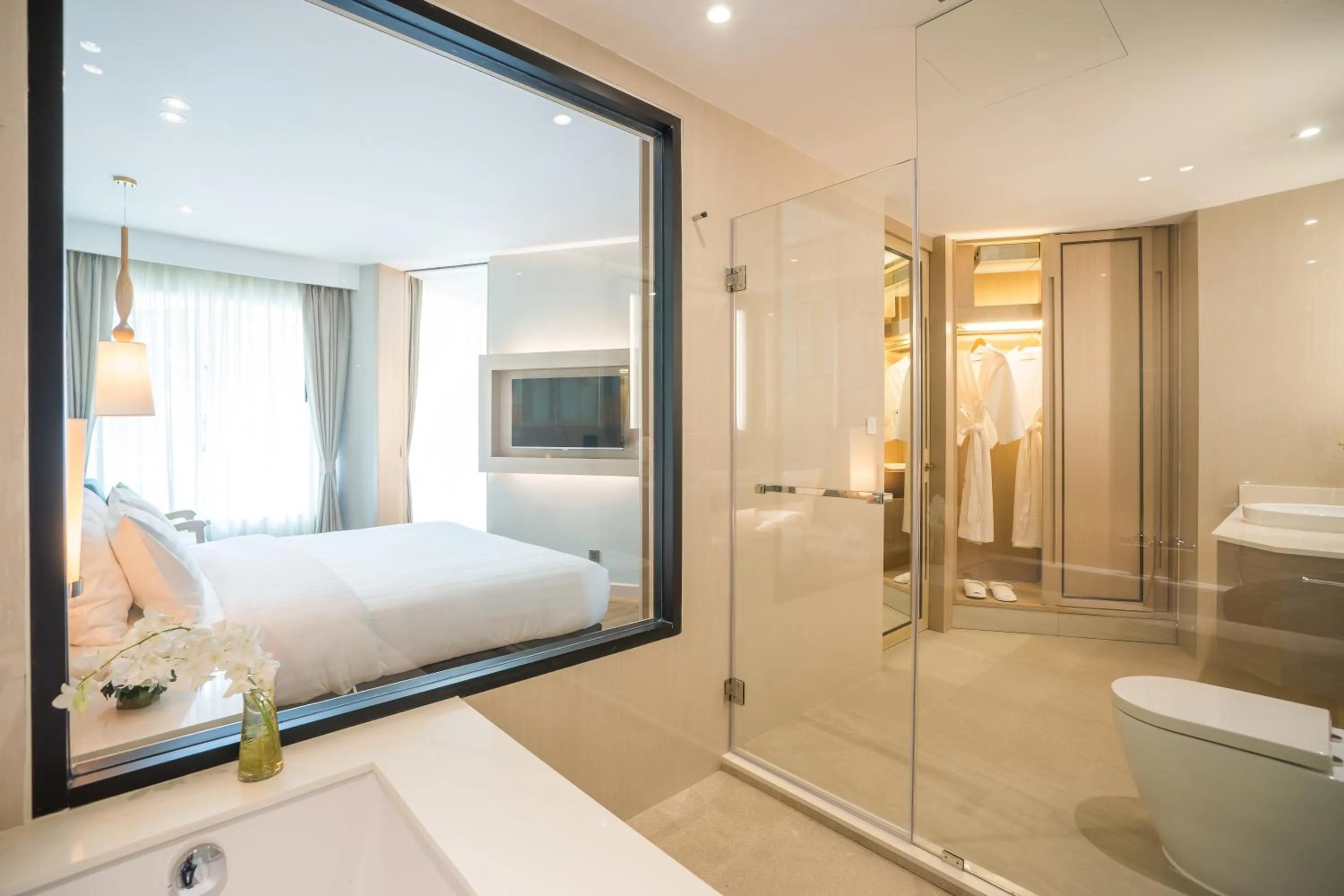 Shower, Bed in Avani+ Hua Hin Resort