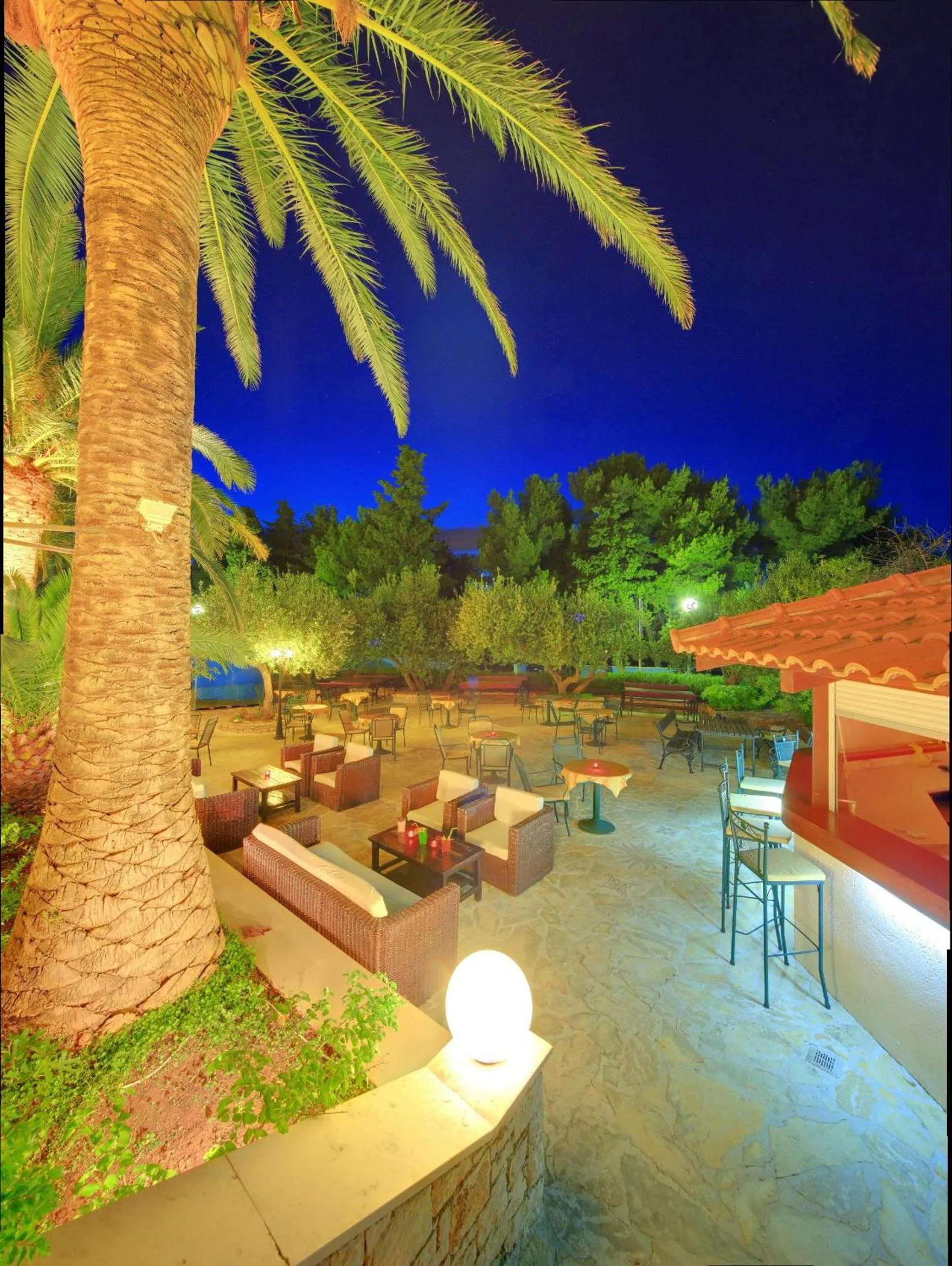 Patio in Hotel Villa Adriatica - Adults Only