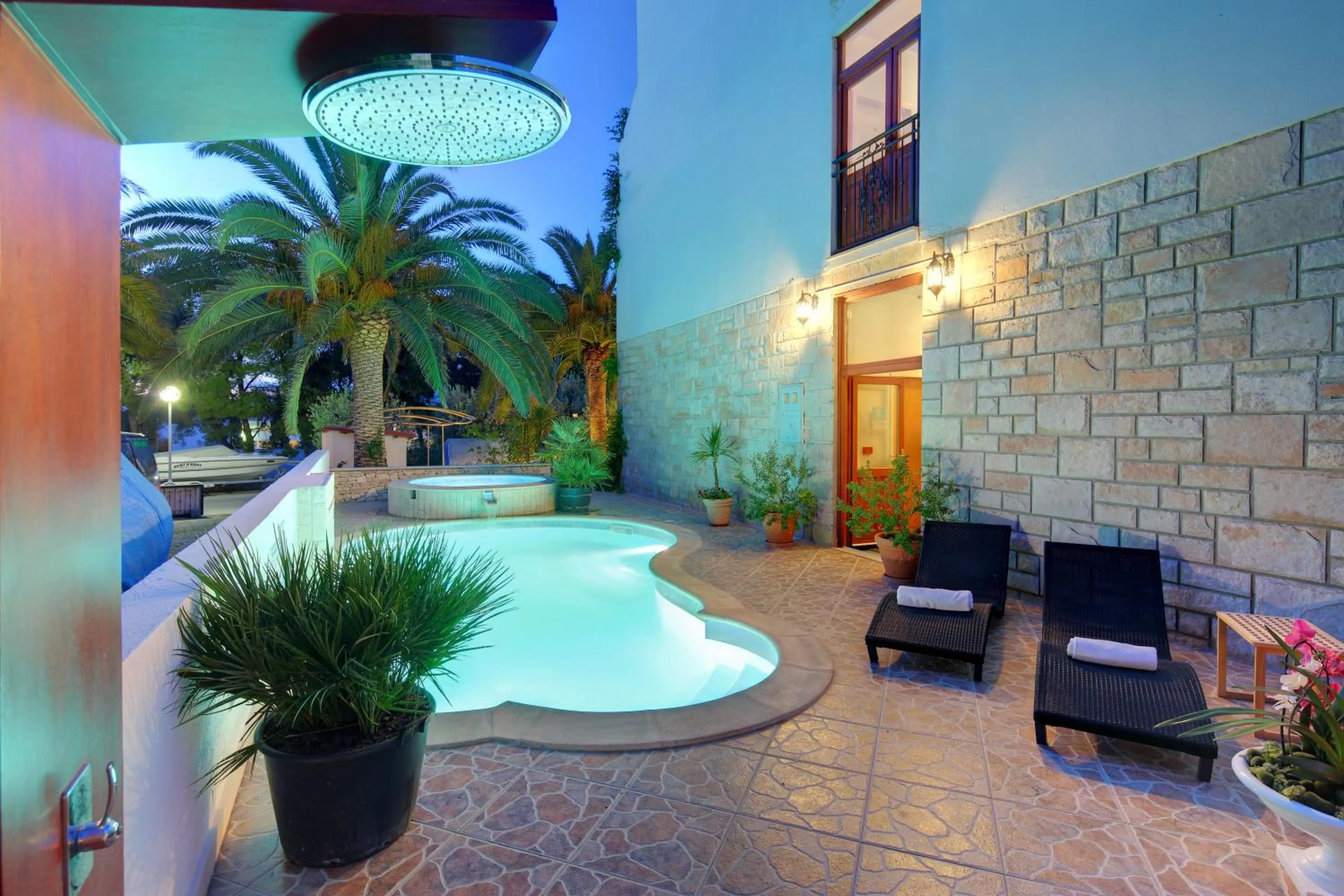 Patio in Hotel Villa Adriatica - Adults Only