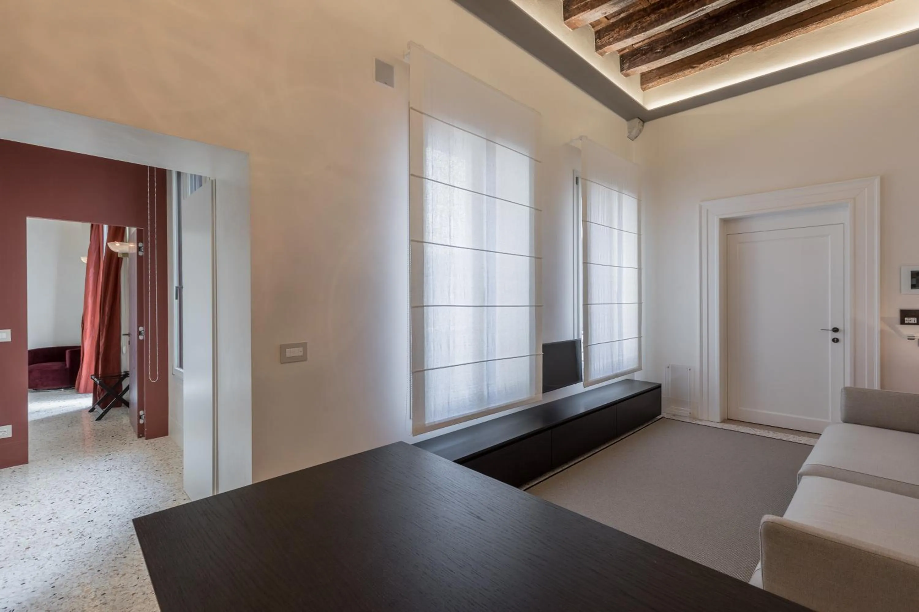 Living room, Bed in Palazzo Morosini Degli Spezieri - Lifestyle Apartments