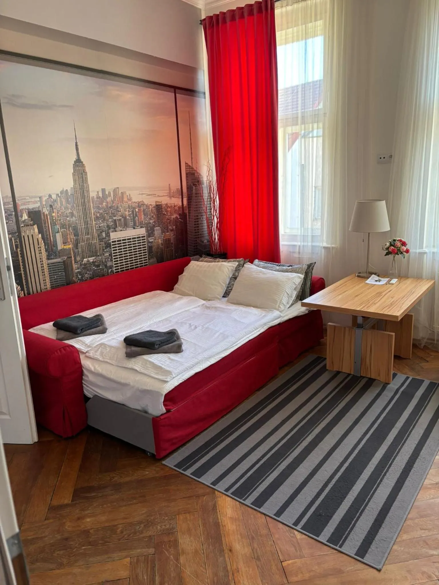 Bed in The Republic Apartments