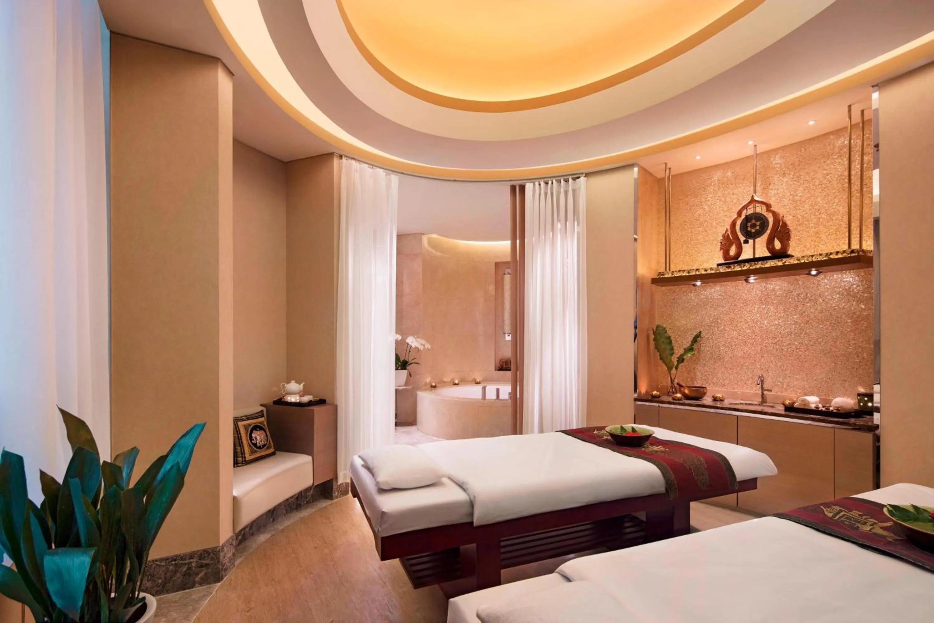 Spa and wellness centre/facilities, Bed in JW Marriott Hotel Chengdu