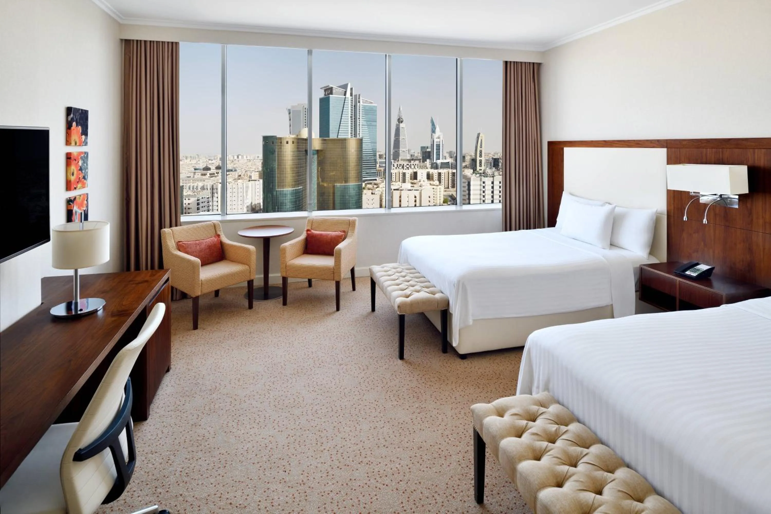 Photo of the whole room, Bed in Courtyard by Marriott Riyadh Olaya