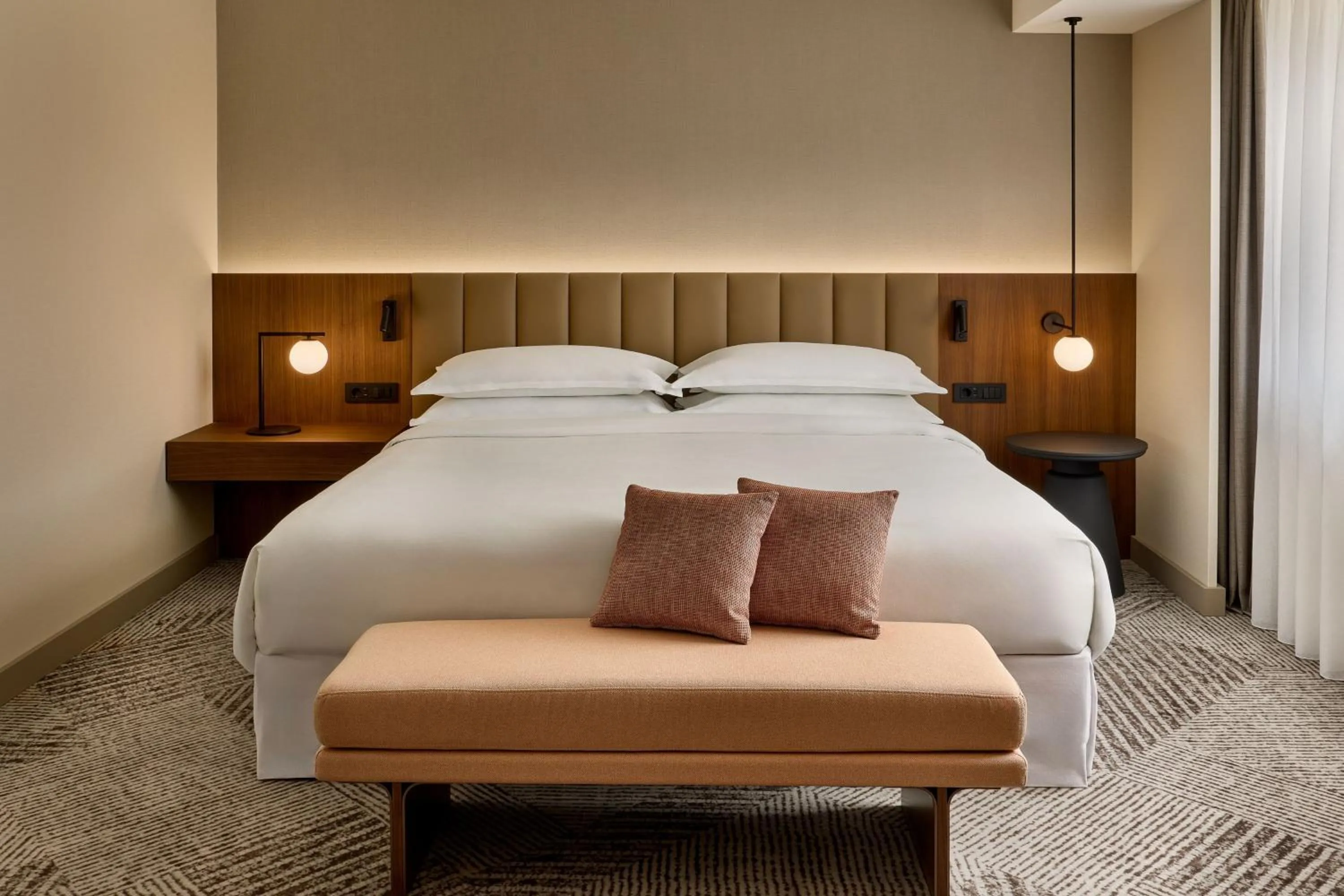 Bedroom, Bed in Sheraton Zagreb Hotel