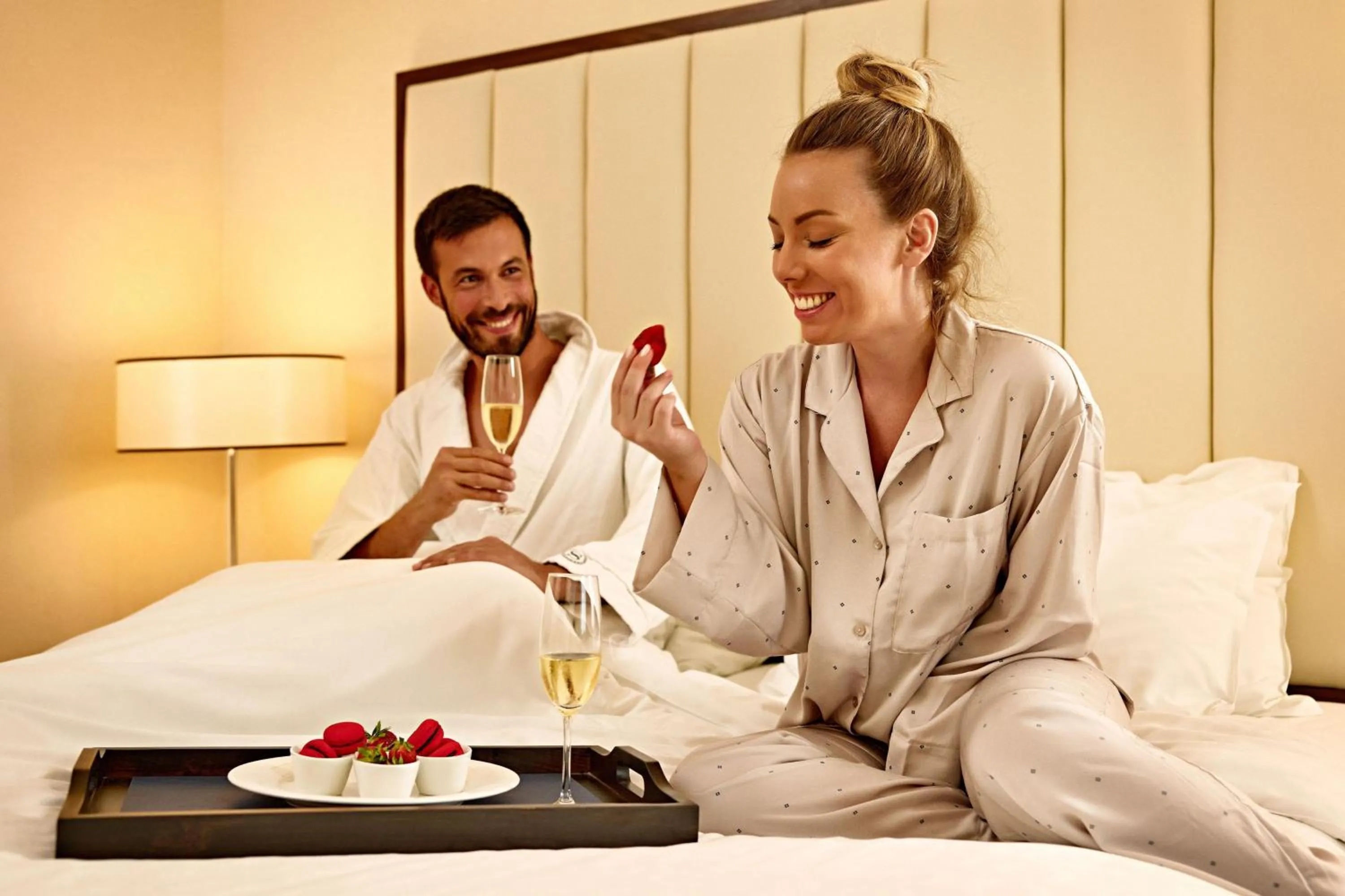 Photo of the whole room, Bed in Sheraton Zagreb Hotel