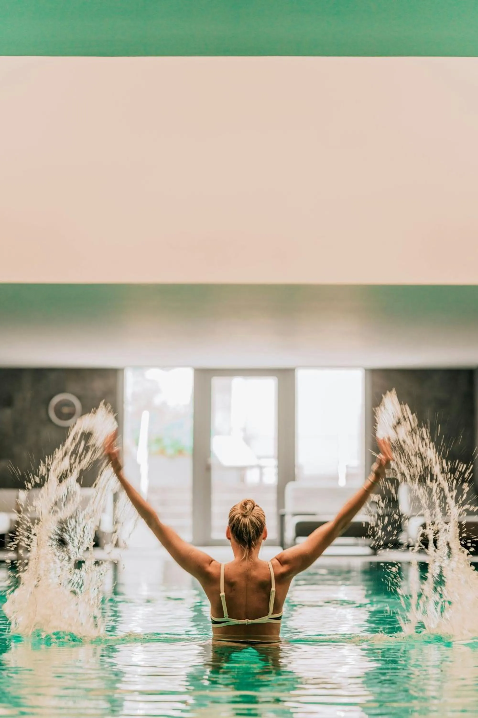 Swimming pool in Sheraton Zagreb Hotel