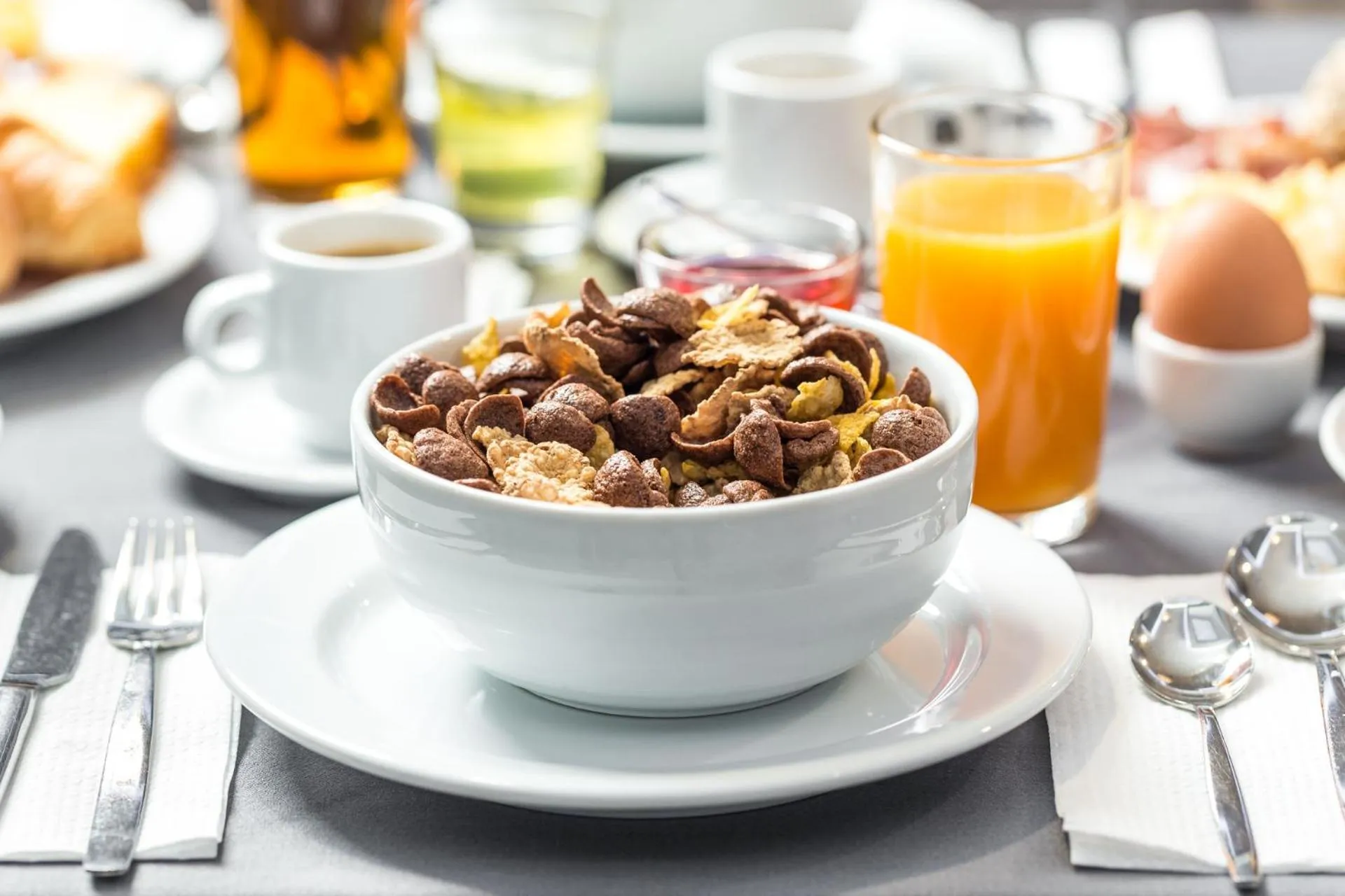 Continental breakfast in Empire Lisbon Hotel