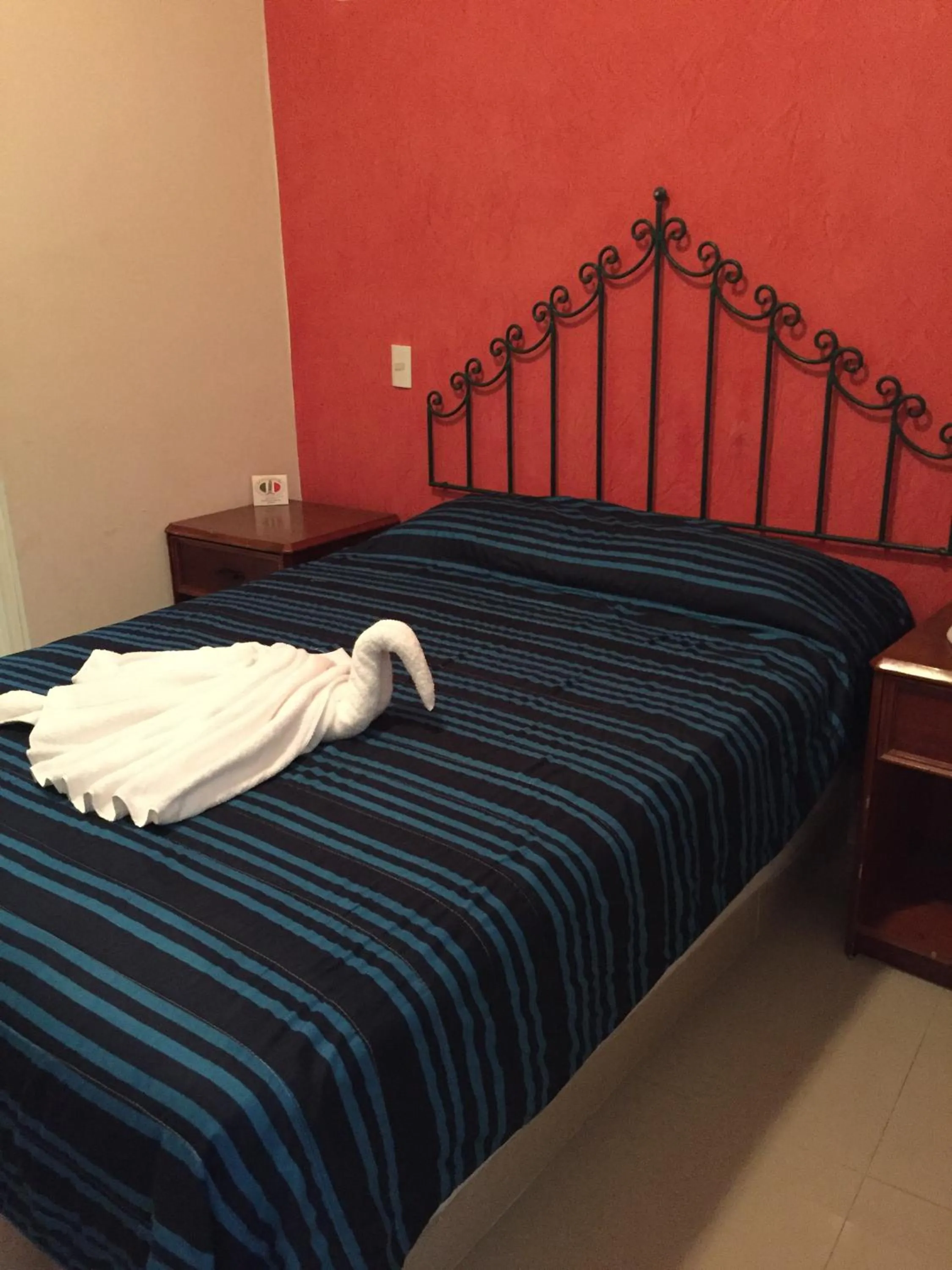 Bed in Casa del Parque Vallarta