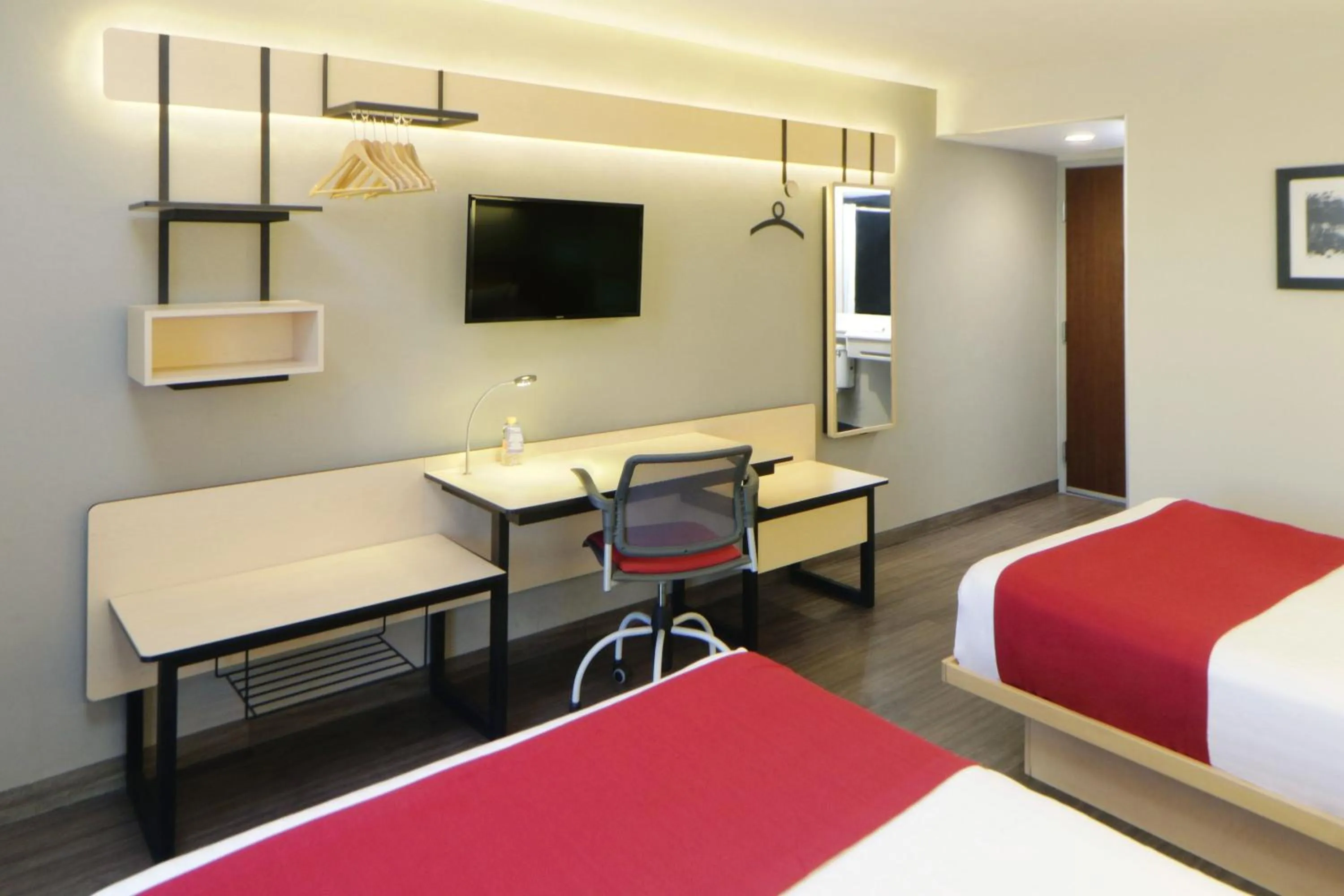 Bedroom, Bed in City Express by Marriott Rosarito