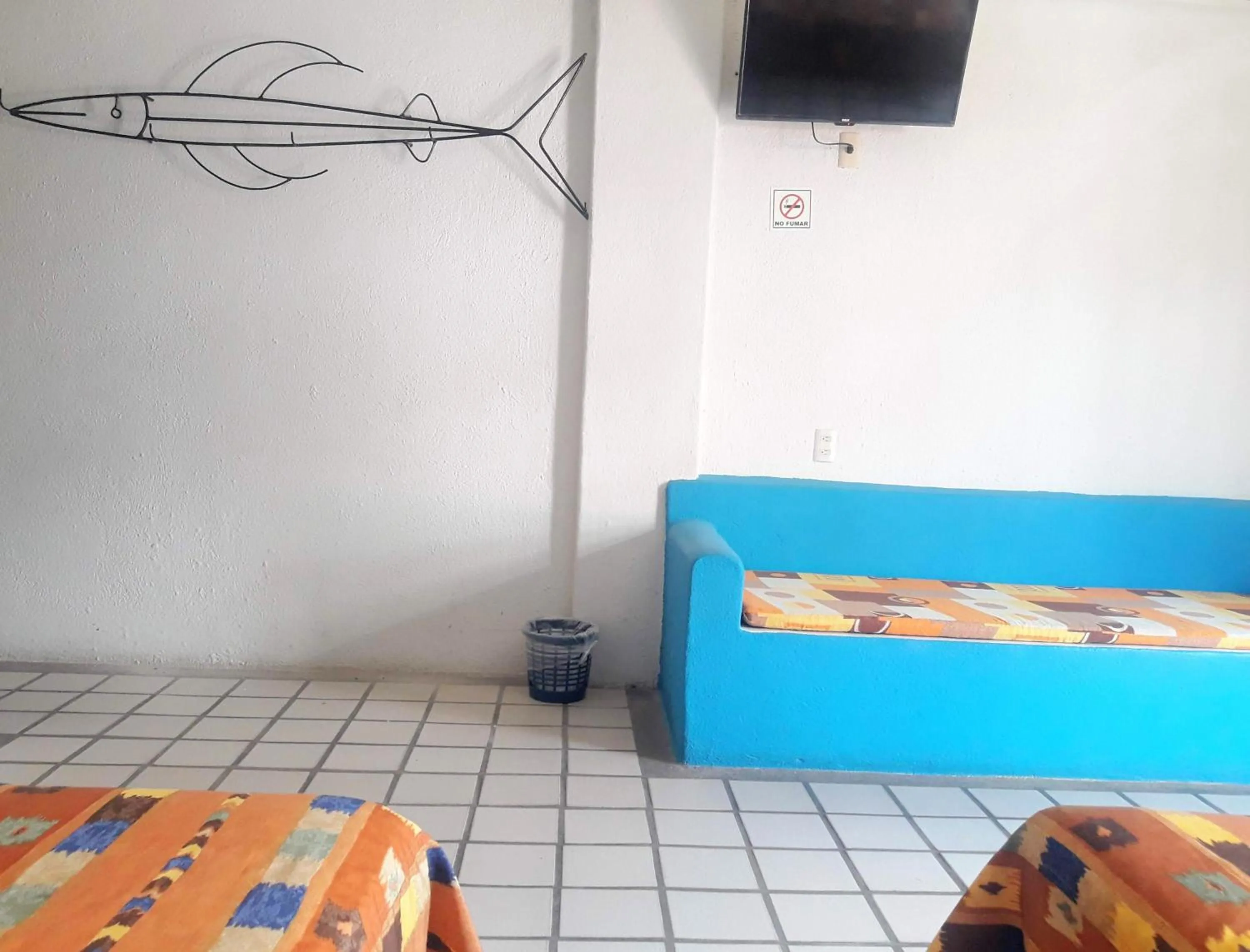 Decorative detail, Bed in Hotel Arrecife Huatulco Plus