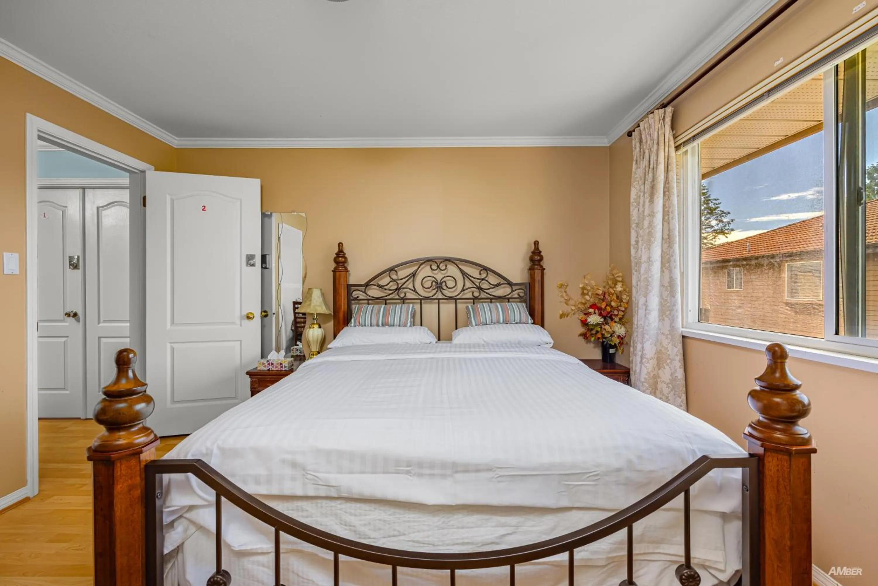 Bed in Charming Family Hotel