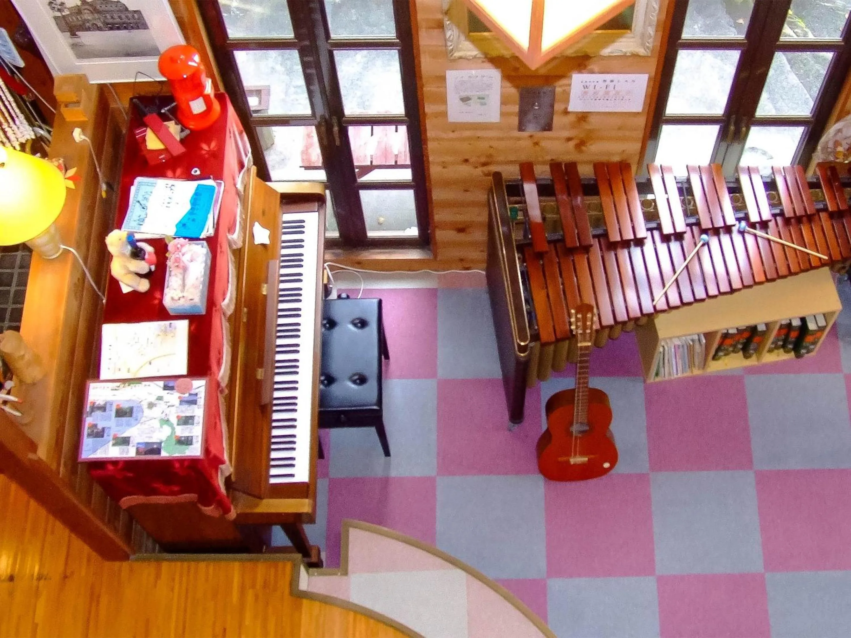 Living room in Yamanakako Pension Pause