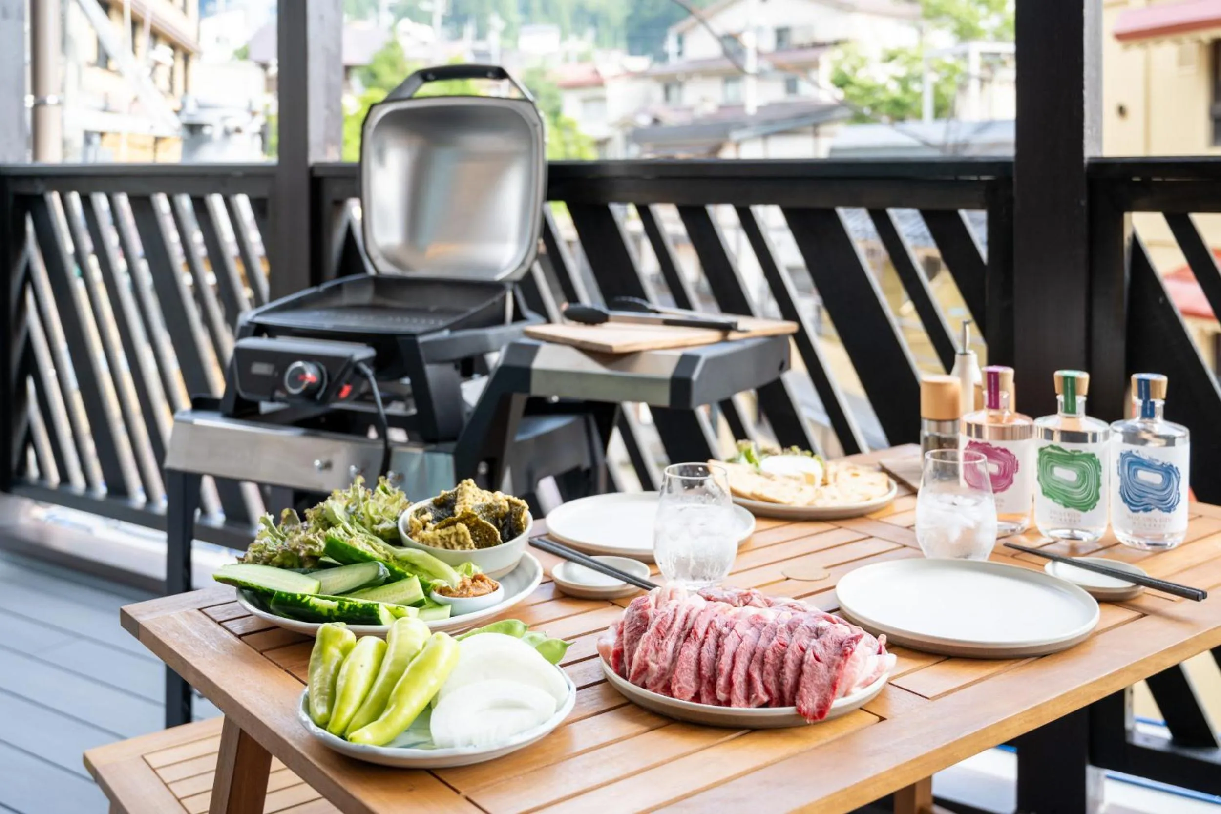 BBQ facilities in Tanuki Nozawa