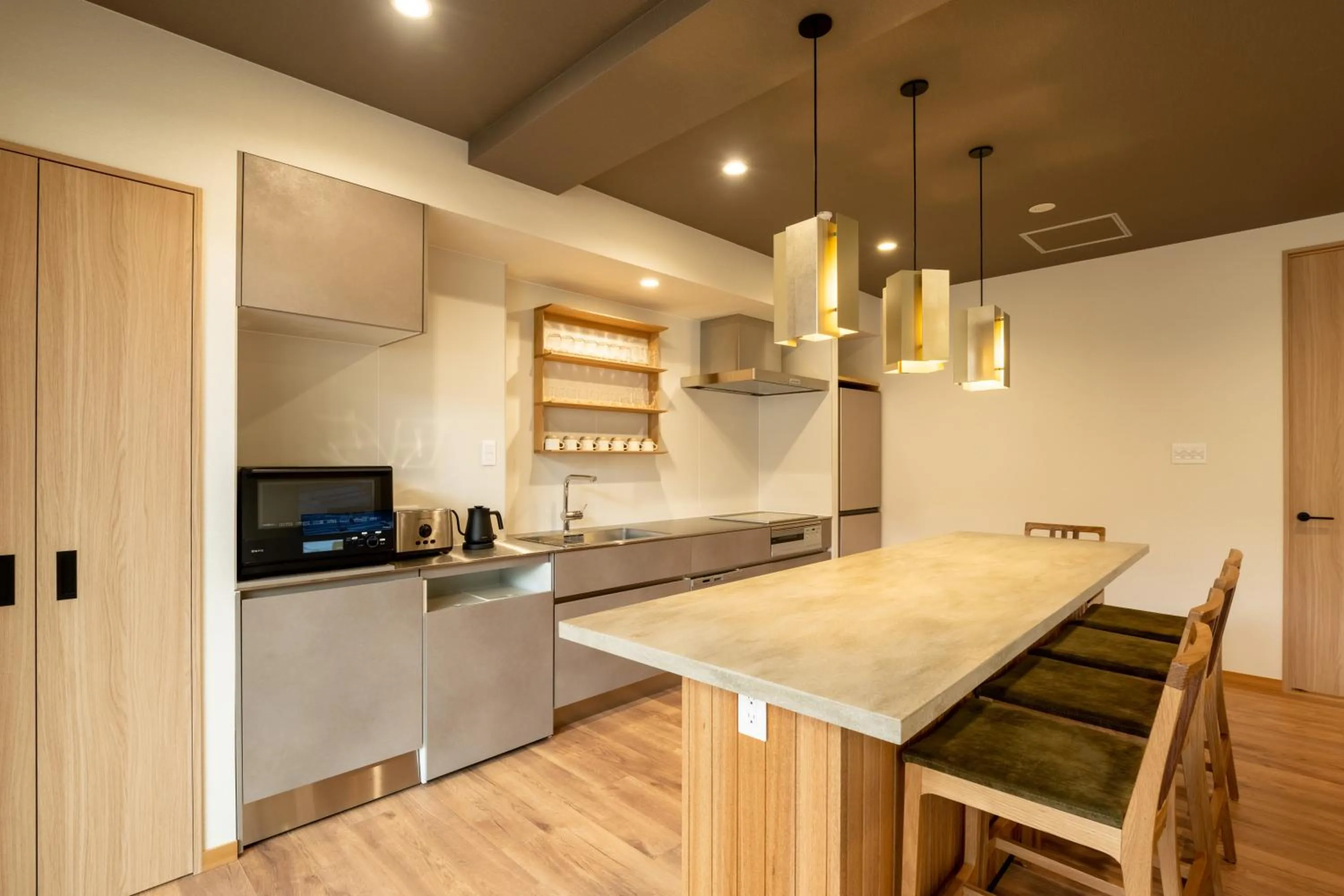 Kitchen or kitchenette in Tanuki Nozawa