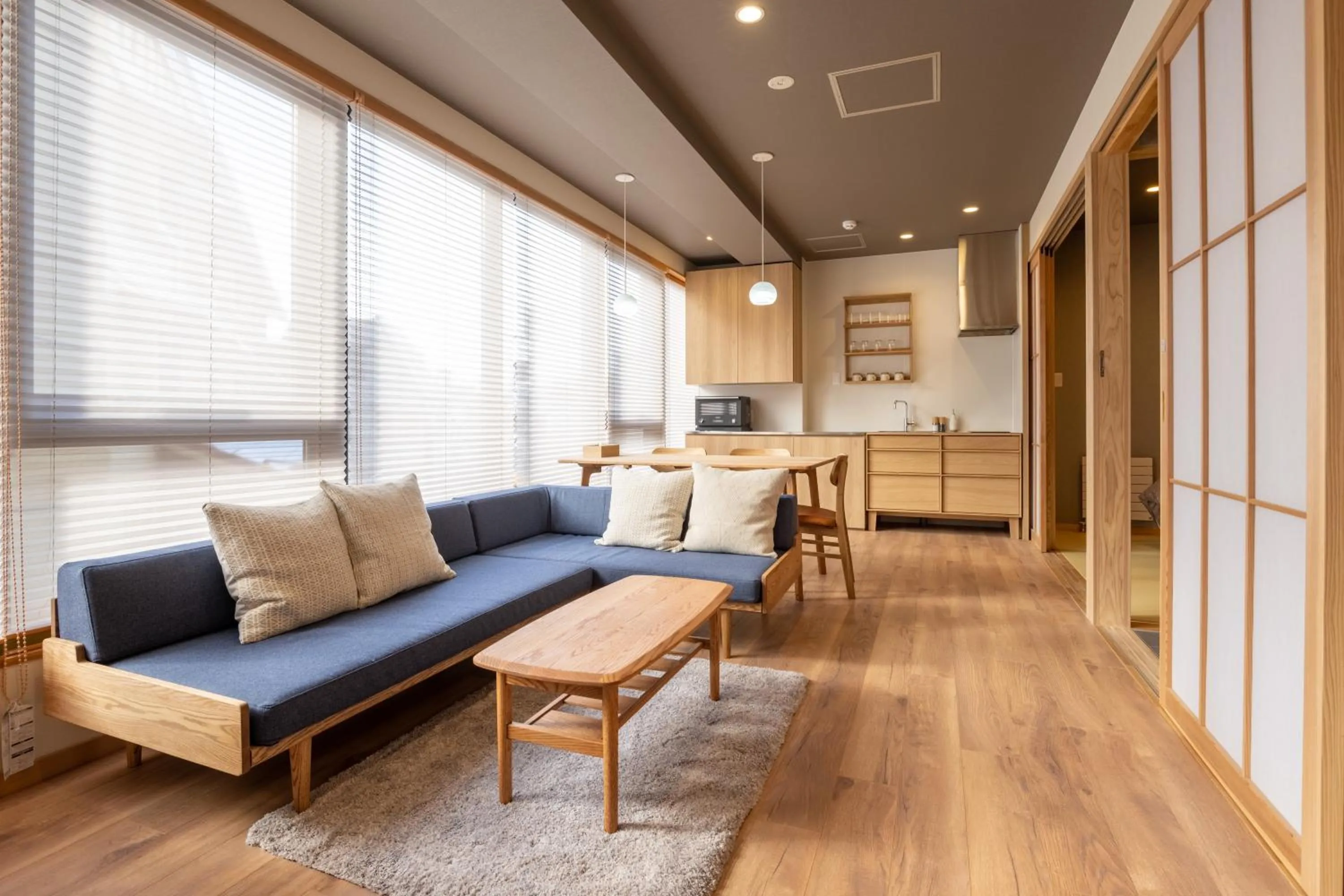Living room in Tanuki Nozawa