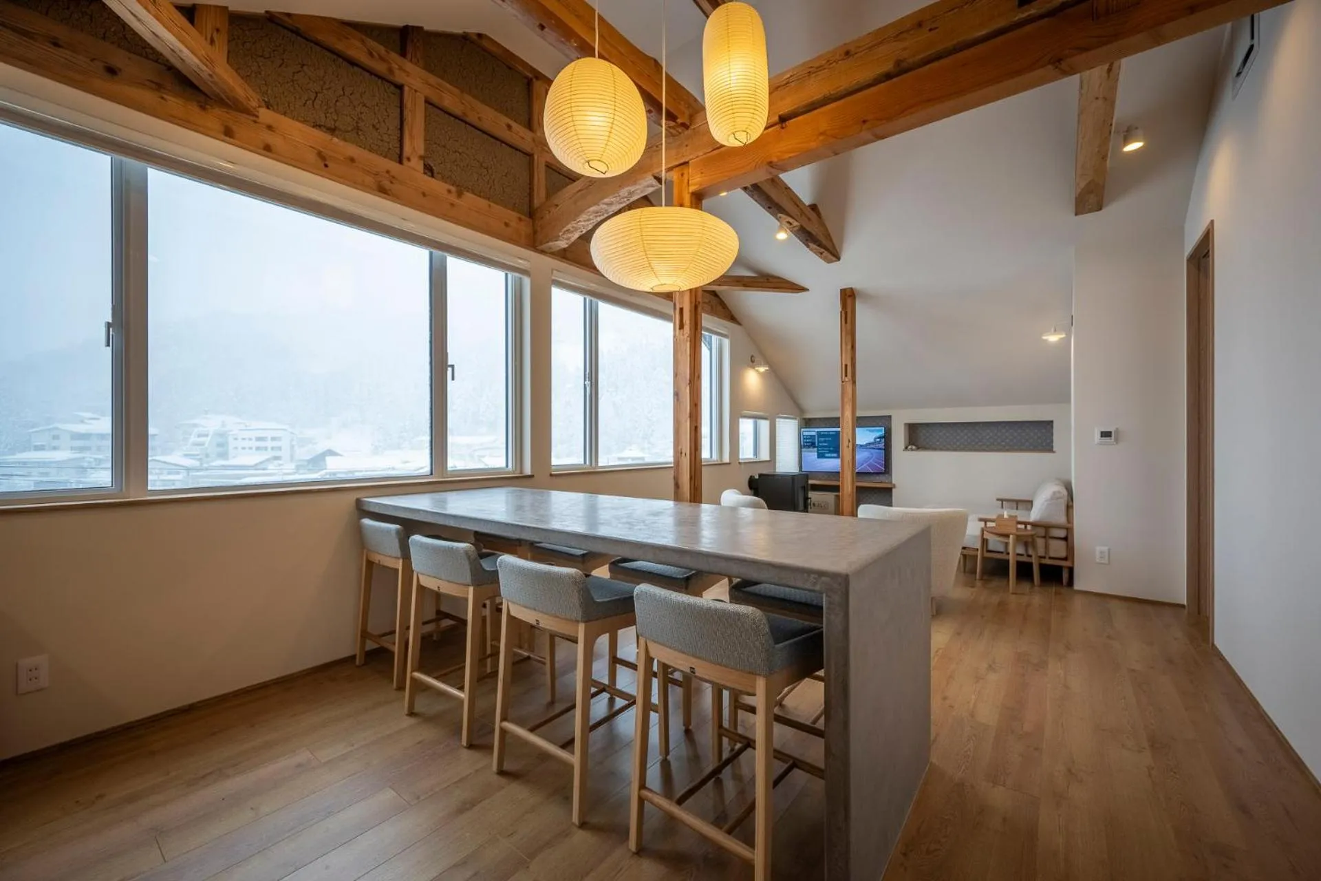 Kitchen or kitchenette in Tanuki Nozawa